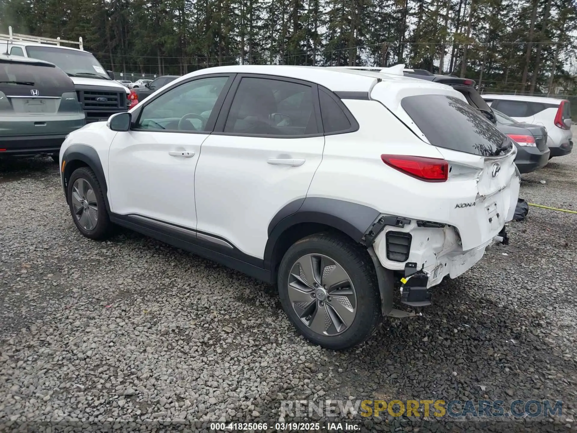 3 Photograph of a damaged car KM8K53AG4MU134768 HYUNDAI KONA ELECTRIC 2021