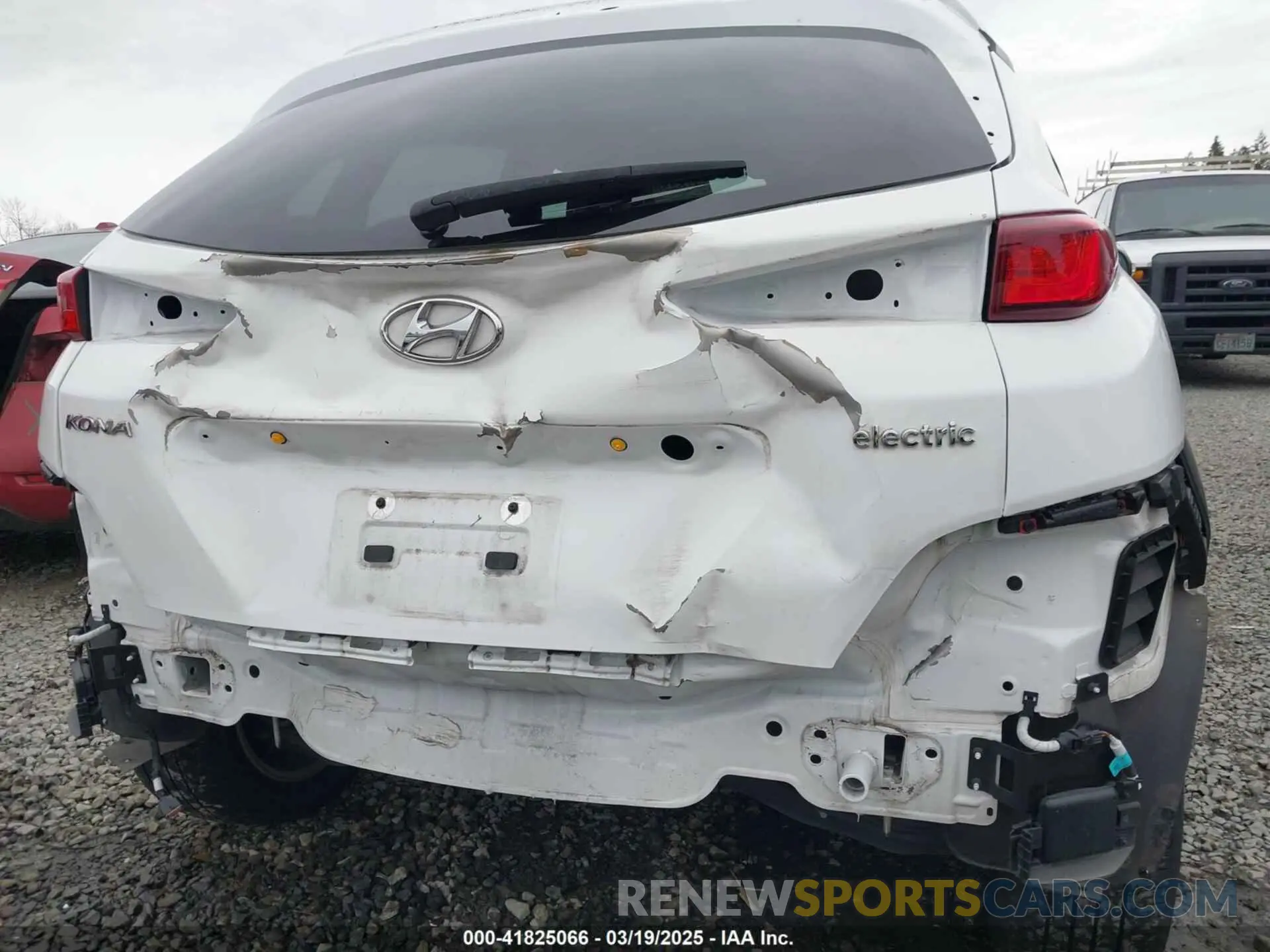 6 Photograph of a damaged car KM8K53AG4MU134768 HYUNDAI KONA ELECTRIC 2021