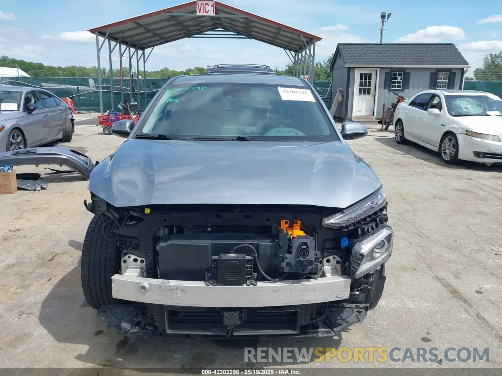 13 Photograph of a damaged car KM8K53AG6MU125246 HYUNDAI KONA ELECTRIC 2021