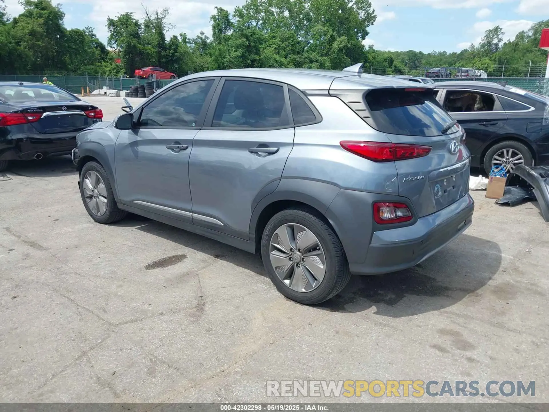 3 Photograph of a damaged car KM8K53AG6MU125246 HYUNDAI KONA ELECTRIC 2021