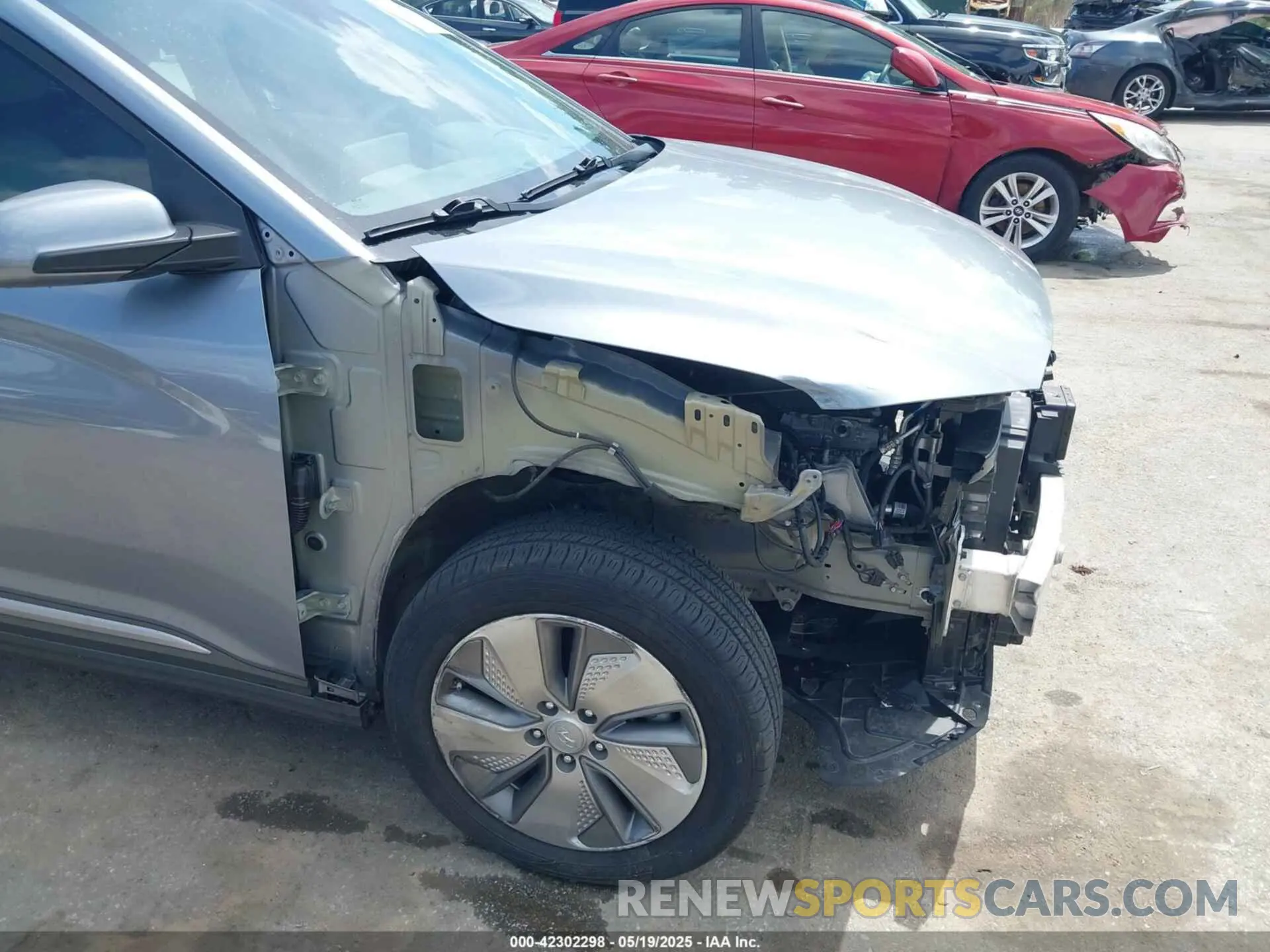 6 Photograph of a damaged car KM8K53AG6MU125246 HYUNDAI KONA ELECTRIC 2021