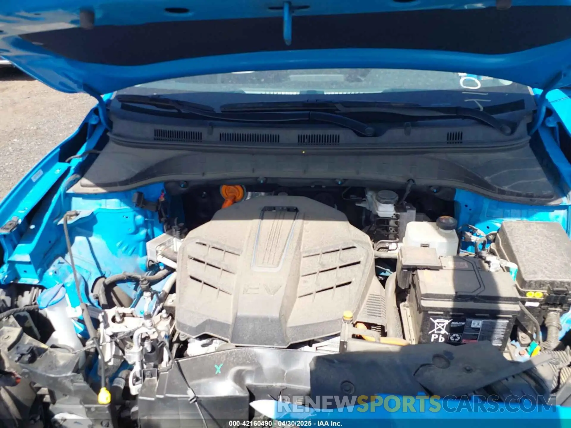 10 Photograph of a damaged car KM8K33AGXNU150593 HYUNDAI KONA ELECTRIC 2022