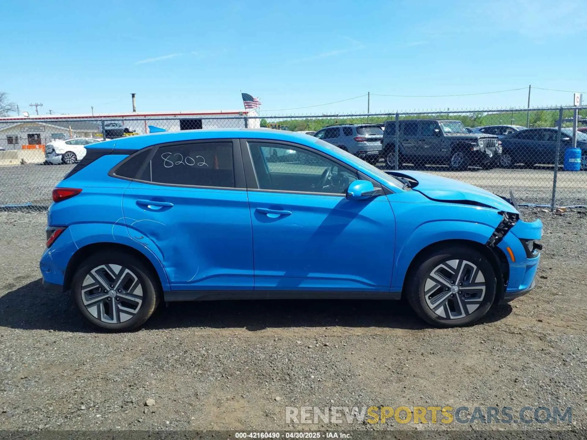 13 Photograph of a damaged car KM8K33AGXNU150593 HYUNDAI KONA ELECTRIC 2022