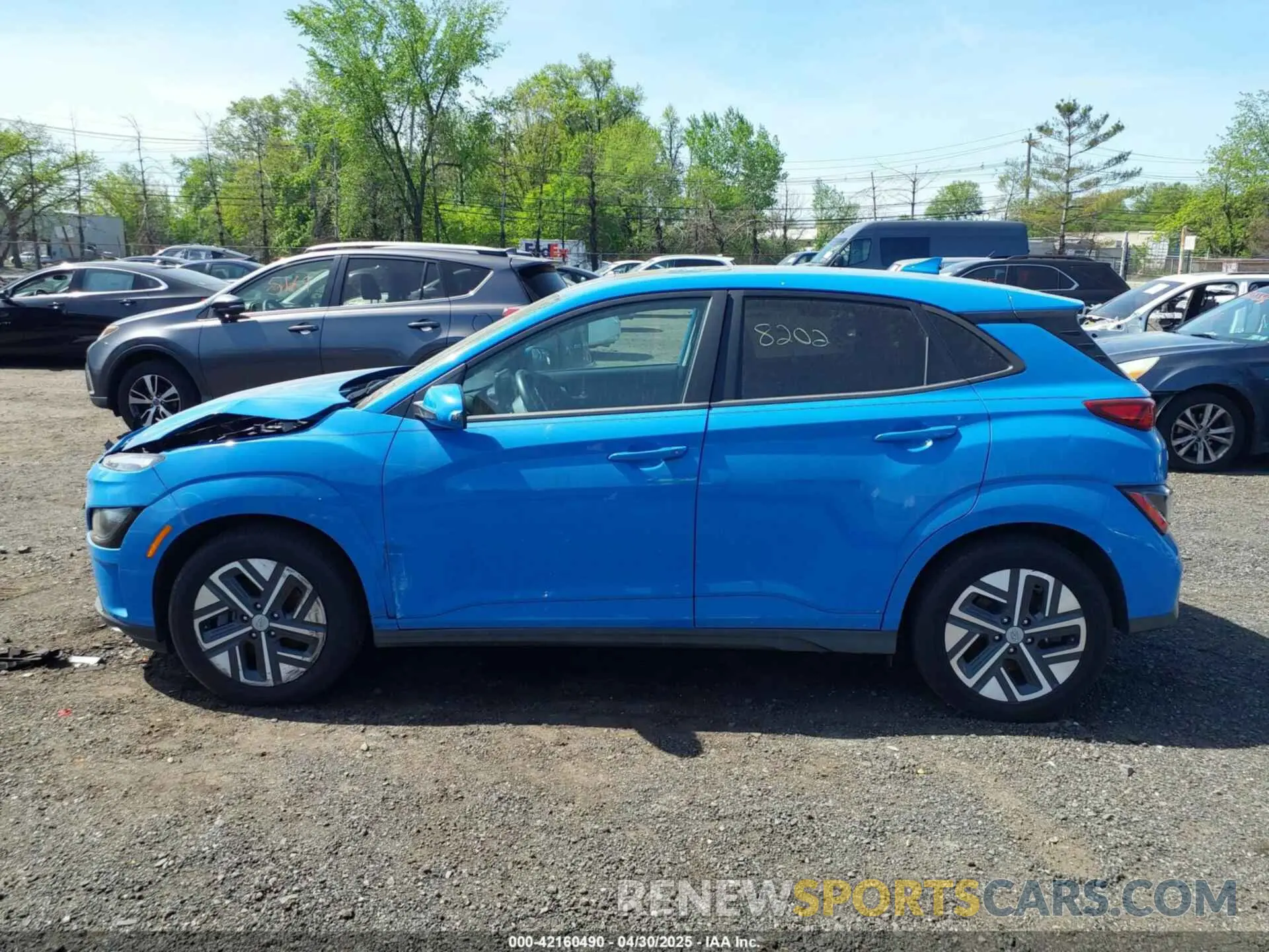 14 Photograph of a damaged car KM8K33AGXNU150593 HYUNDAI KONA ELECTRIC 2022