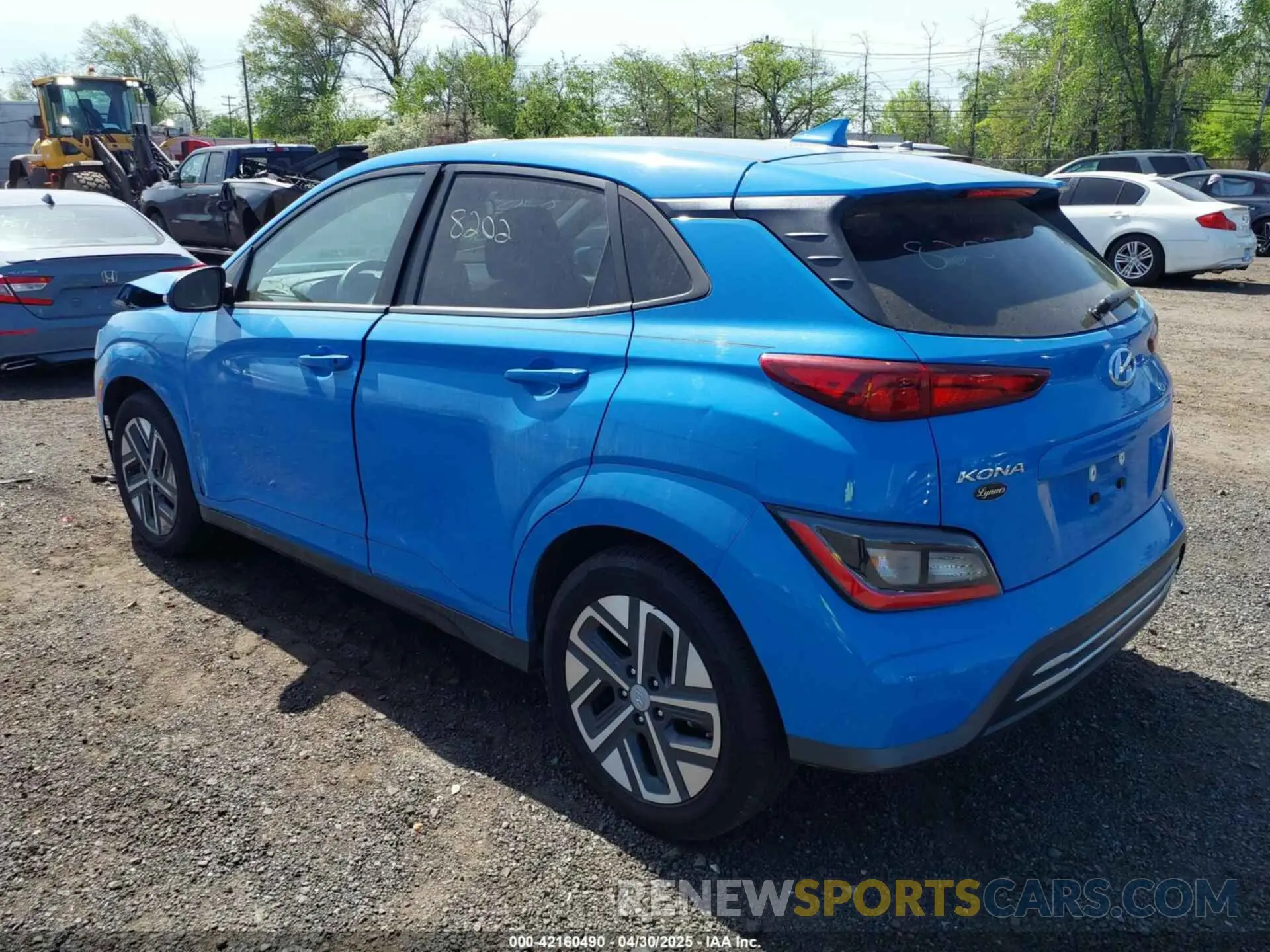 3 Photograph of a damaged car KM8K33AGXNU150593 HYUNDAI KONA ELECTRIC 2022