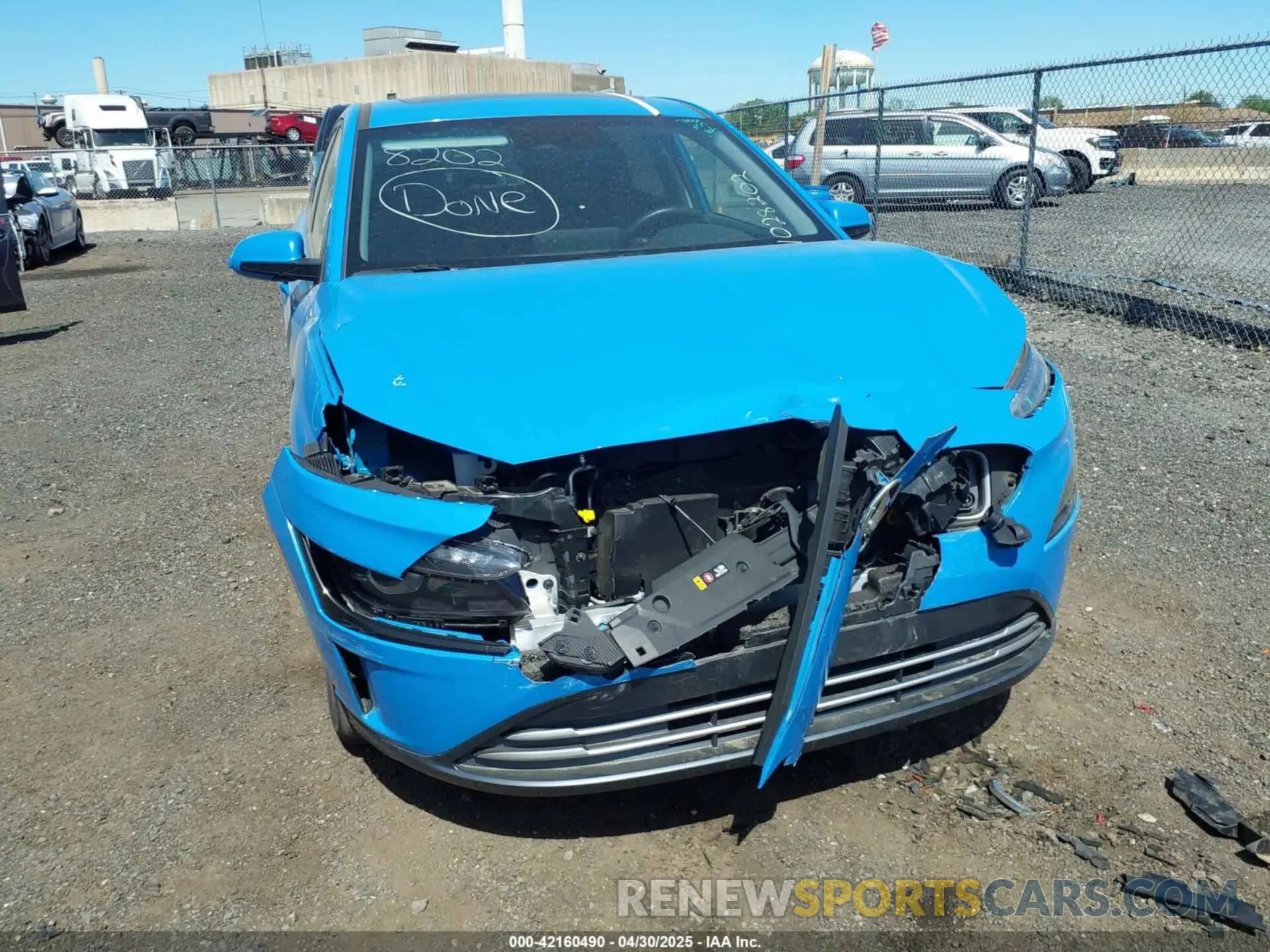 6 Photograph of a damaged car KM8K33AGXNU150593 HYUNDAI KONA ELECTRIC 2022