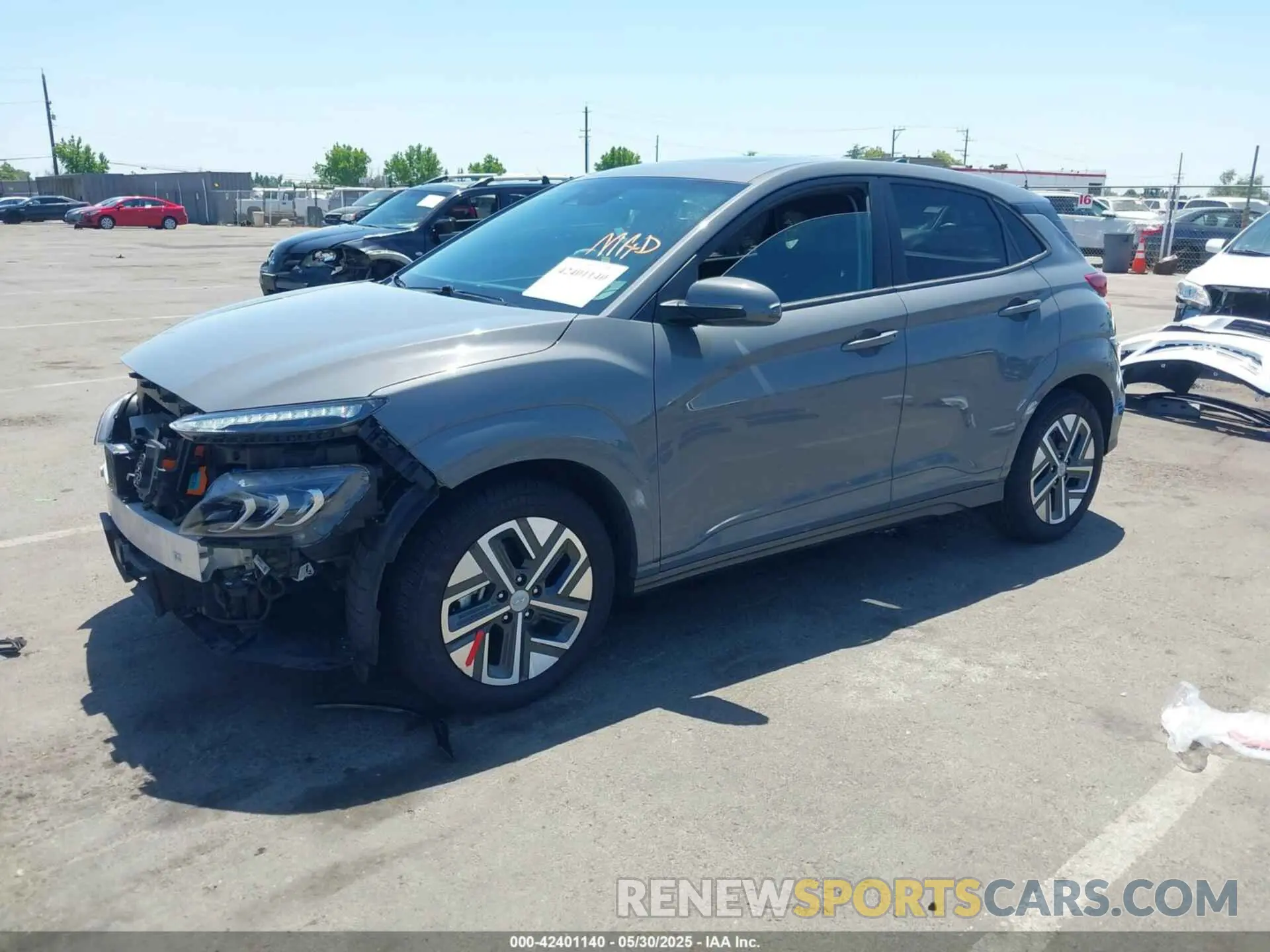 2 Photograph of a damaged car KM8K53AG5NU137096 HYUNDAI KONA ELECTRIC 2022