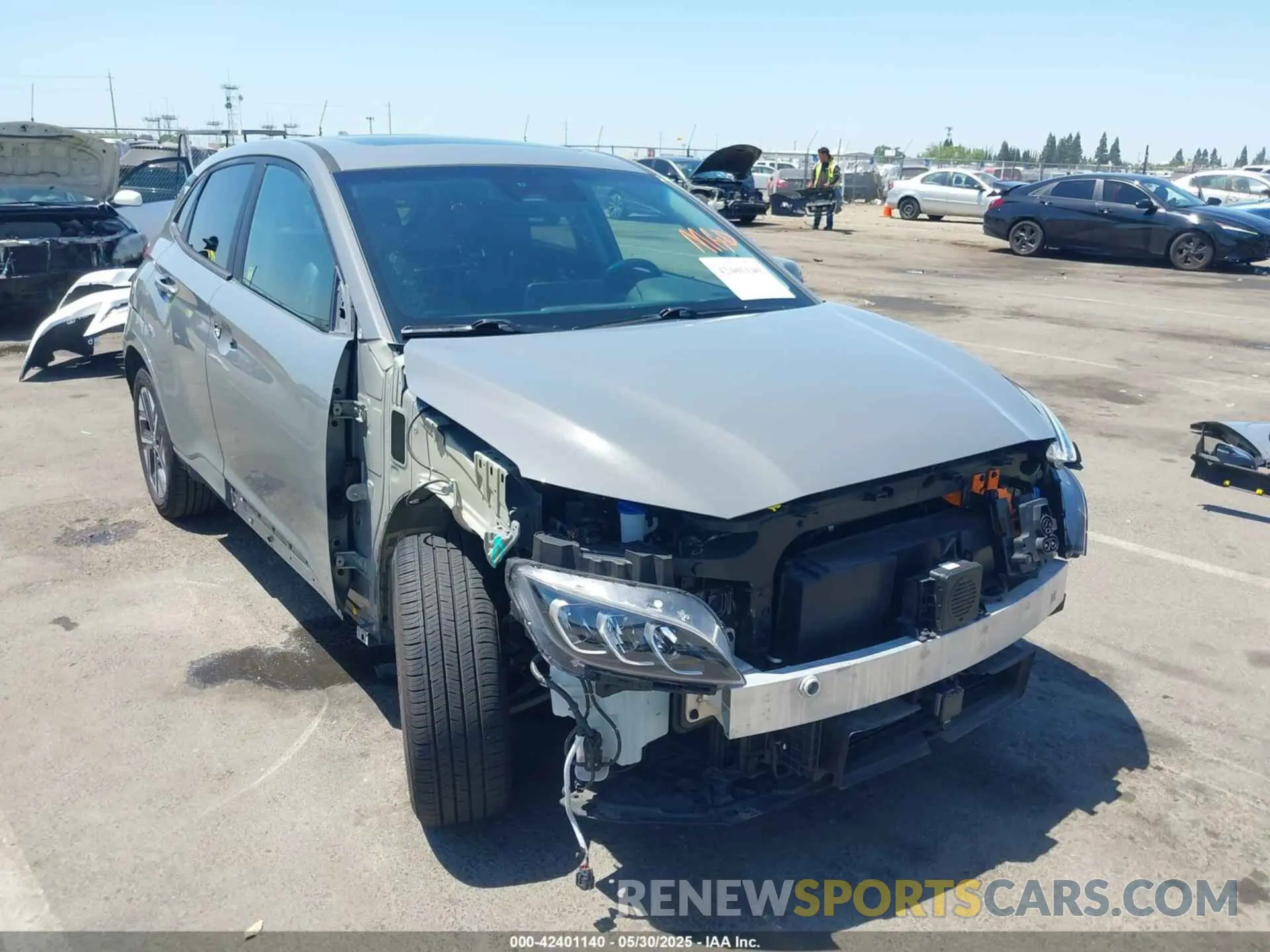 6 Photograph of a damaged car KM8K53AG5NU137096 HYUNDAI KONA ELECTRIC 2022