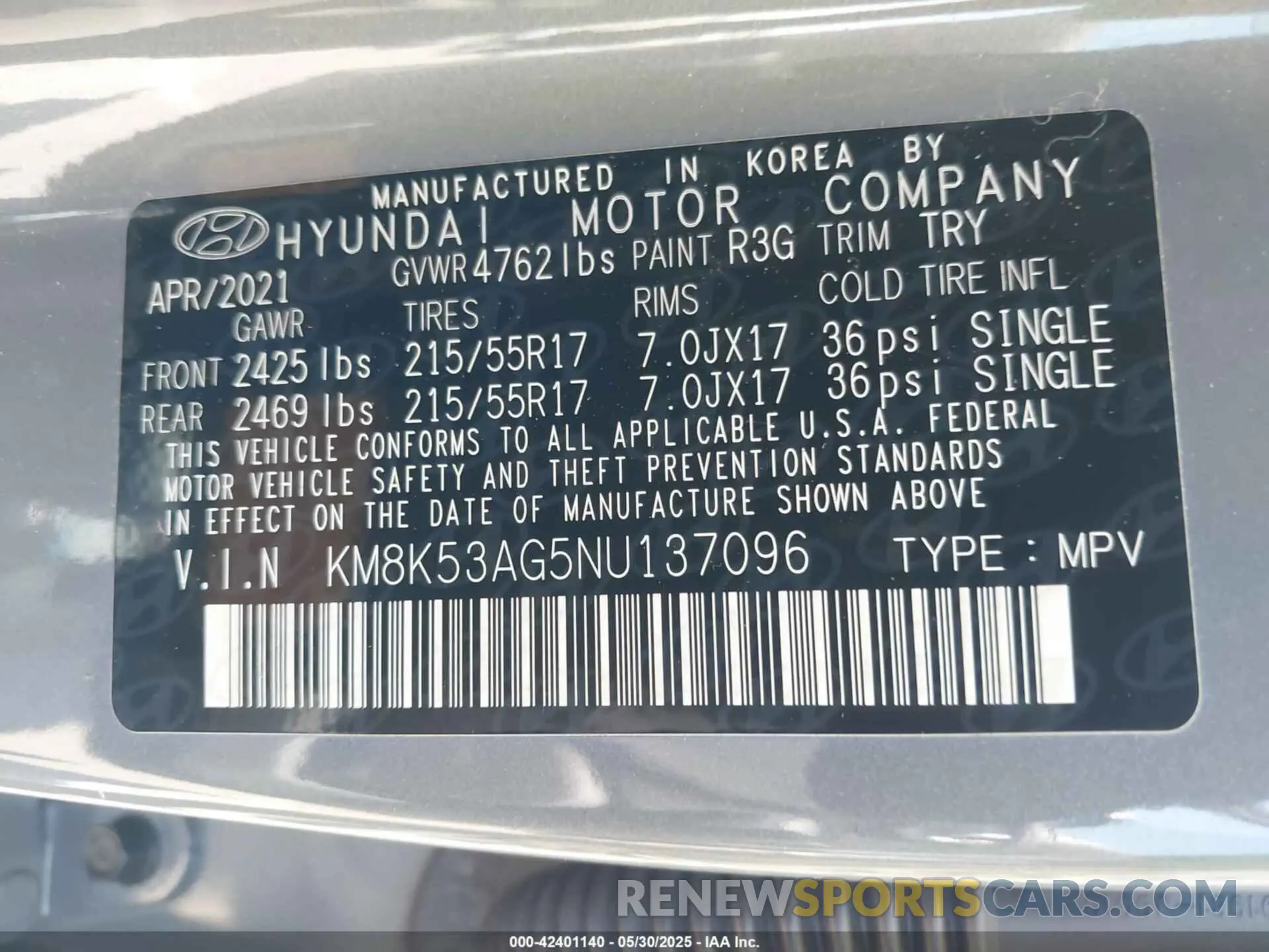 9 Photograph of a damaged car KM8K53AG5NU137096 HYUNDAI KONA ELECTRIC 2022