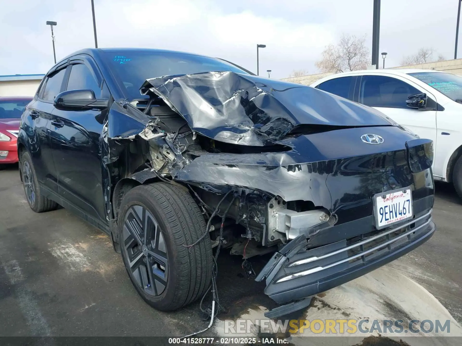 6 Photograph of a damaged car KM8K23AG1PU171452 HYUNDAI KONA ELECTRIC 2023