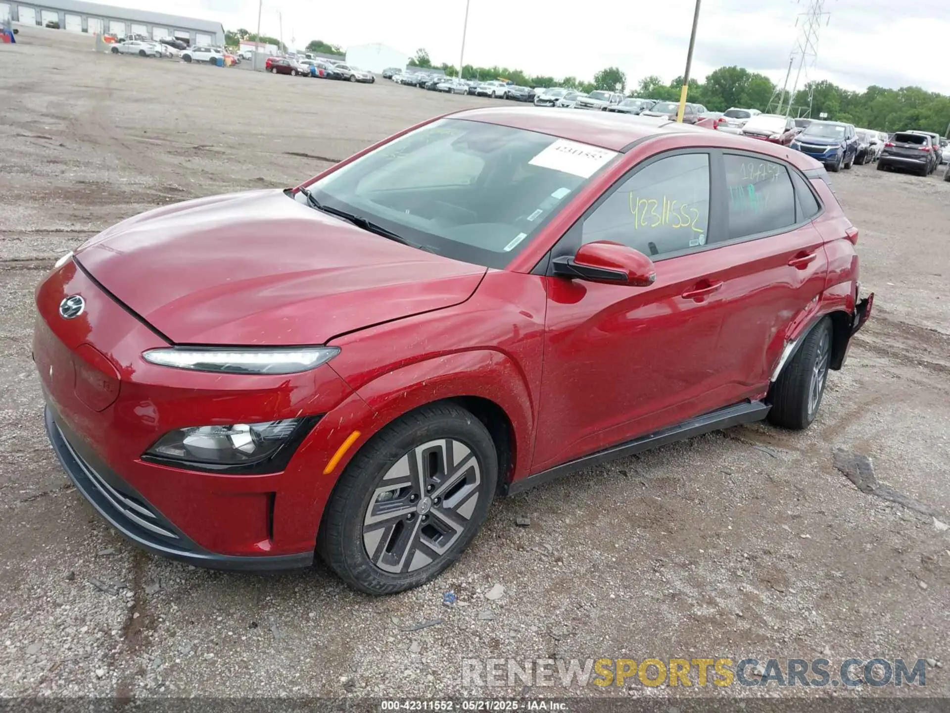 2 Photograph of a damaged car KM8K23AG4PU187757 HYUNDAI KONA ELECTRIC 2023