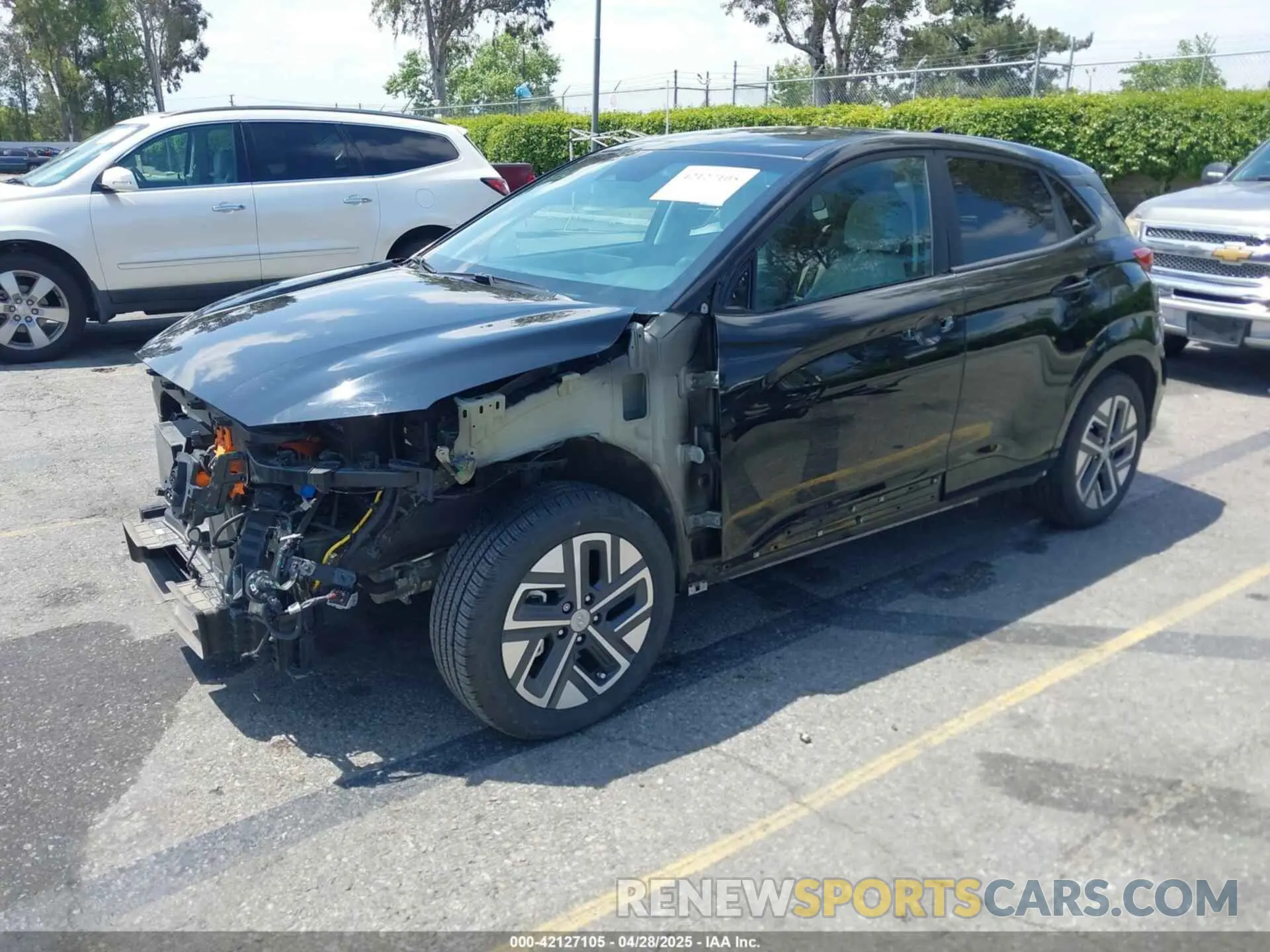 2 Photograph of a damaged car KM8K23AG5PU166898 HYUNDAI KONA ELECTRIC 2023