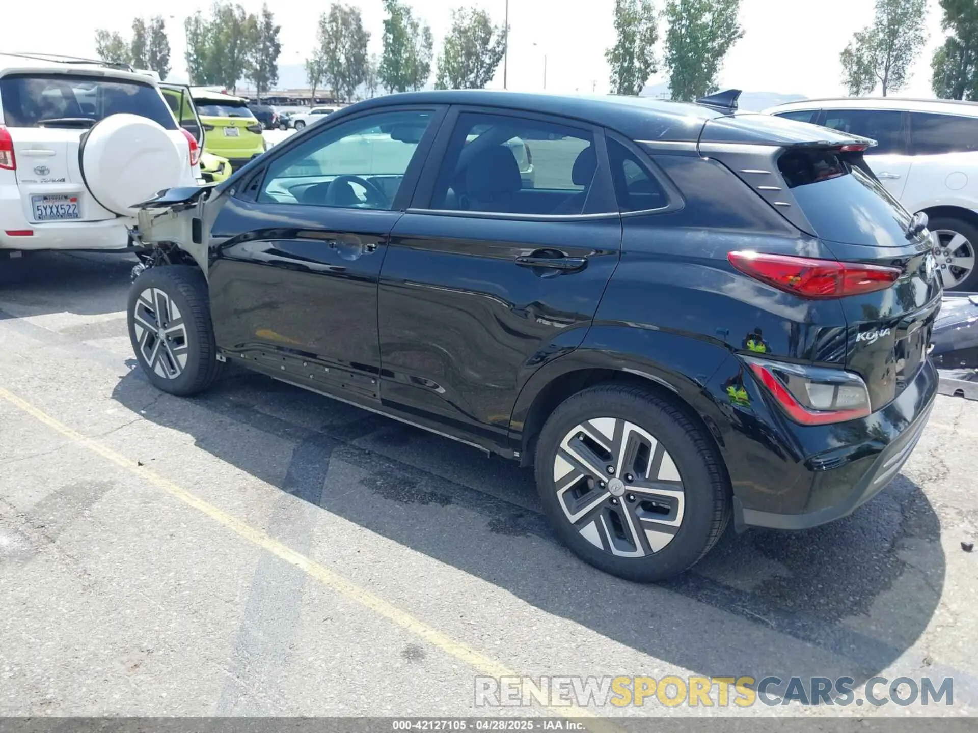 3 Photograph of a damaged car KM8K23AG5PU166898 HYUNDAI KONA ELECTRIC 2023