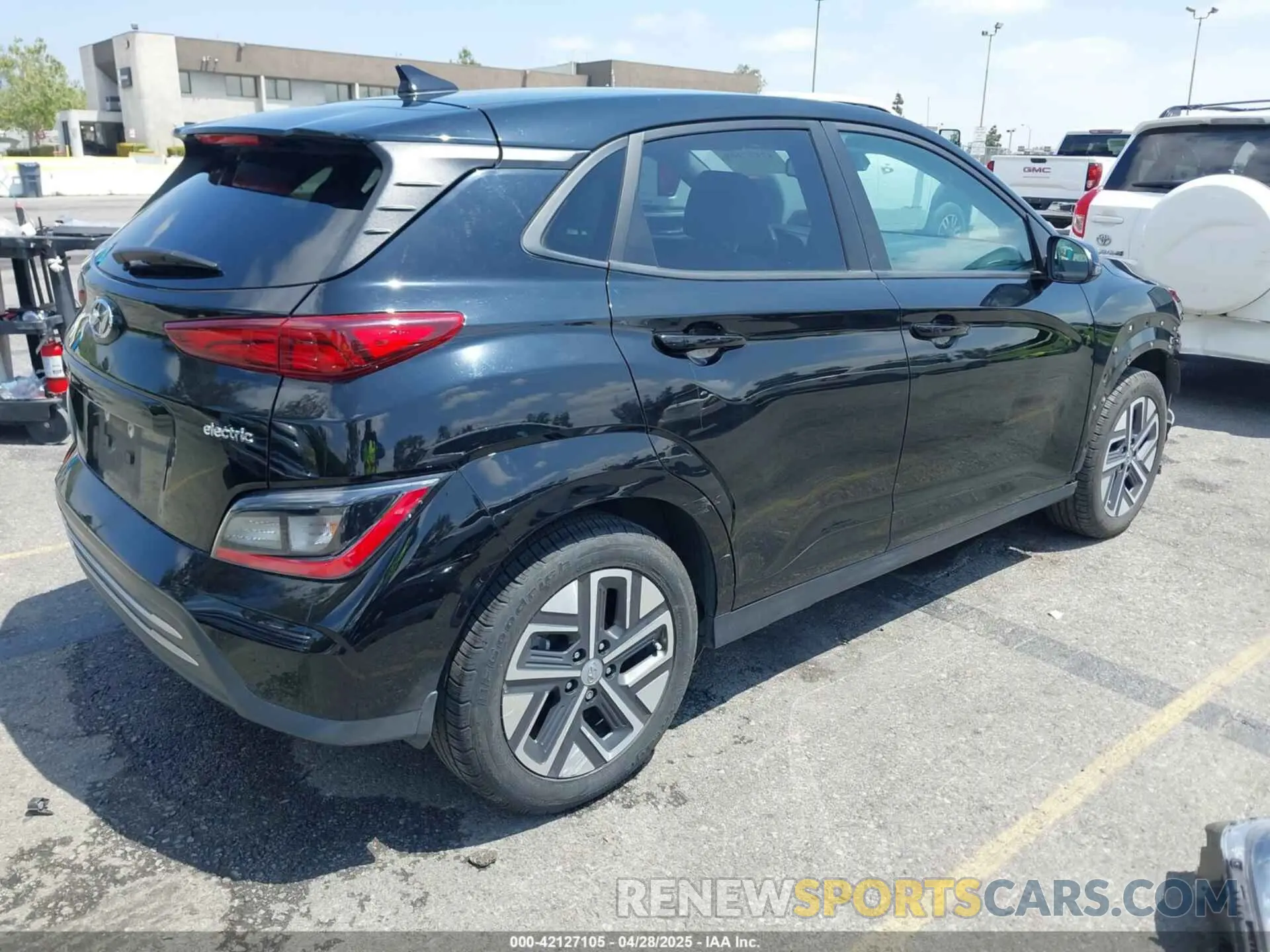 4 Photograph of a damaged car KM8K23AG5PU166898 HYUNDAI KONA ELECTRIC 2023