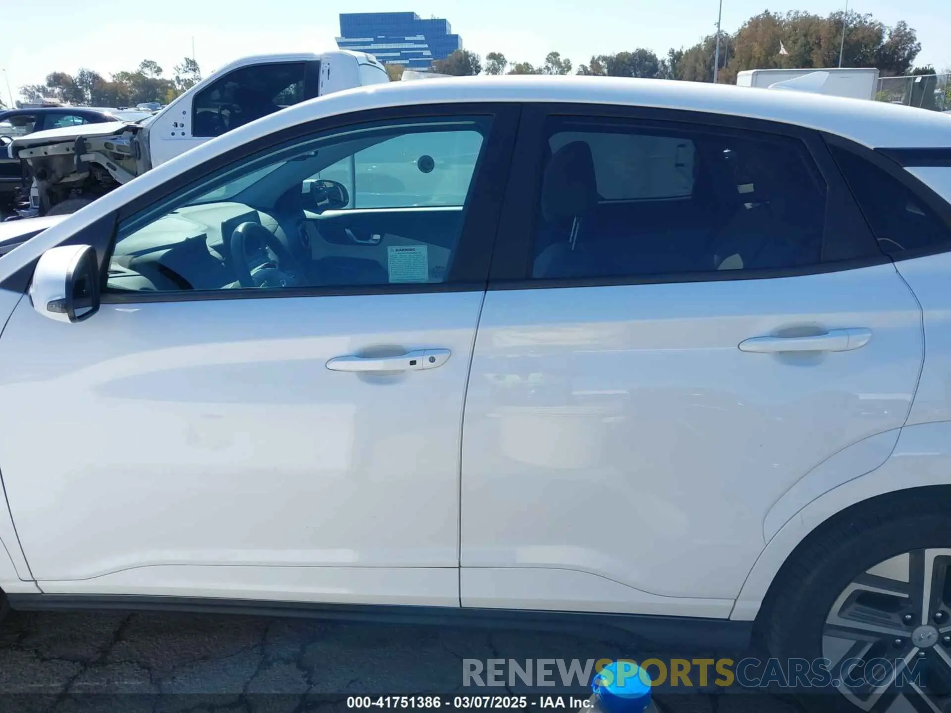 14 Photograph of a damaged car KM8K23AG5PU170837 HYUNDAI KONA ELECTRIC 2023