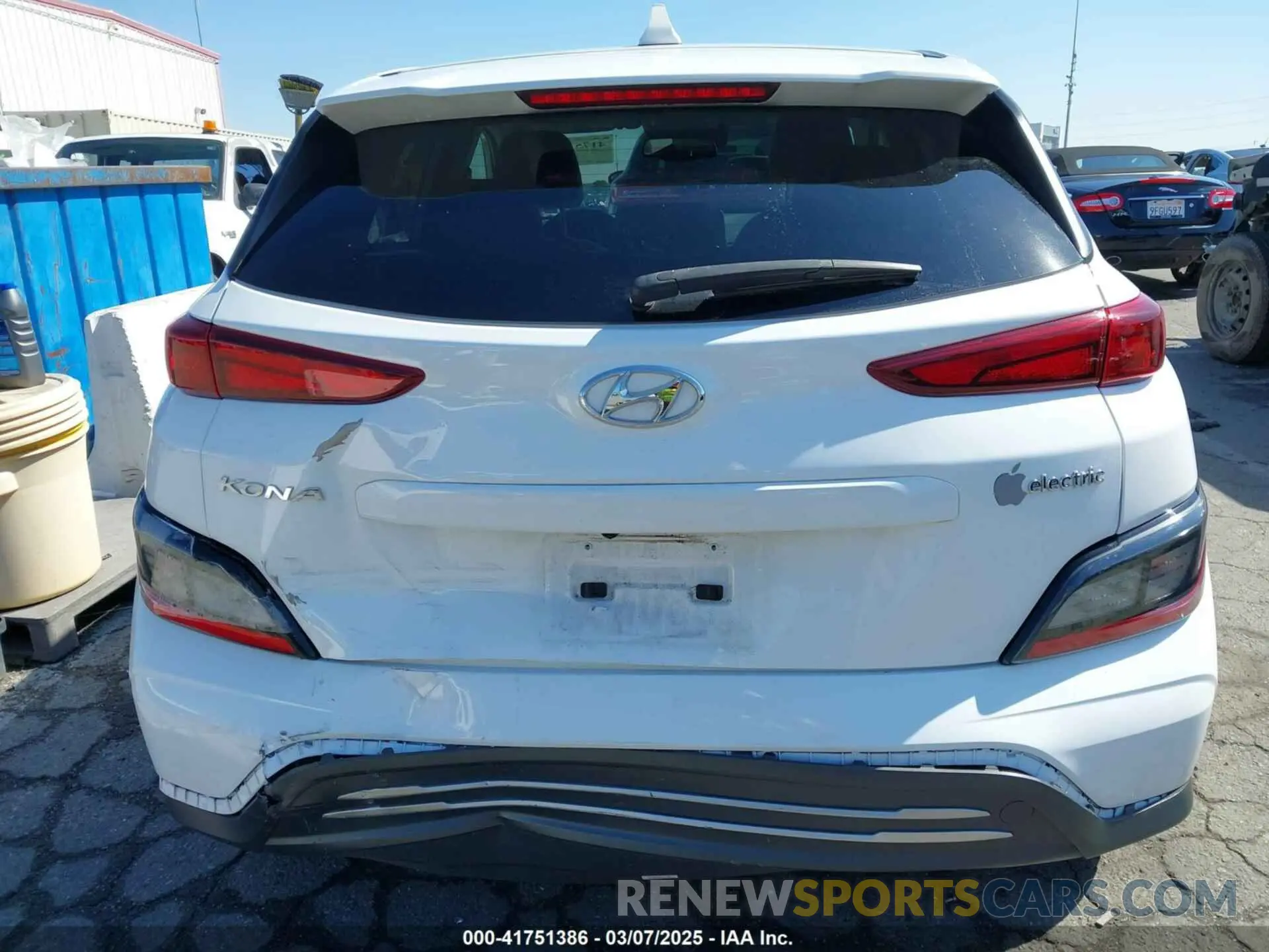 16 Photograph of a damaged car KM8K23AG5PU170837 HYUNDAI KONA ELECTRIC 2023