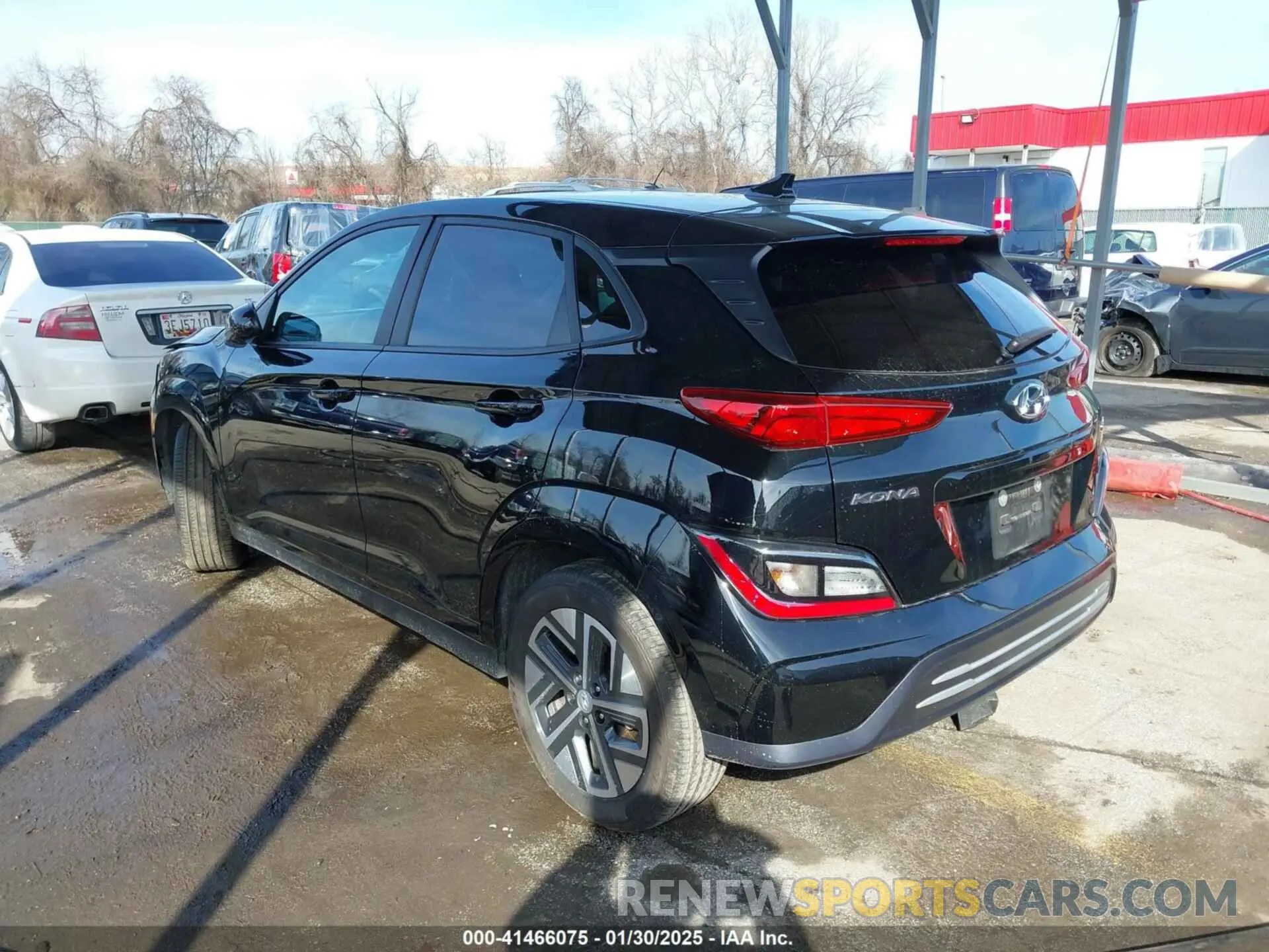 3 Photograph of a damaged car KM8K23AG6PU191048 HYUNDAI KONA ELECTRIC 2023