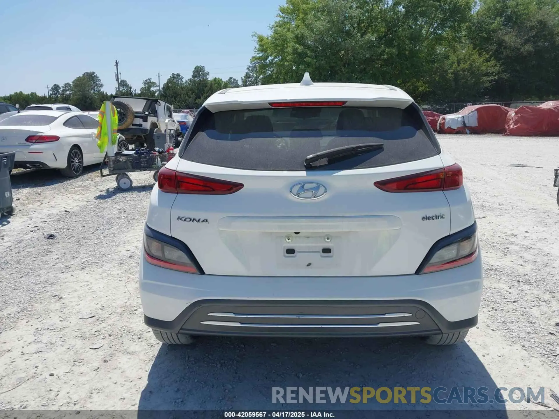 16 Photograph of a damaged car KM8K23AG7PU190457 HYUNDAI KONA ELECTRIC 2023
