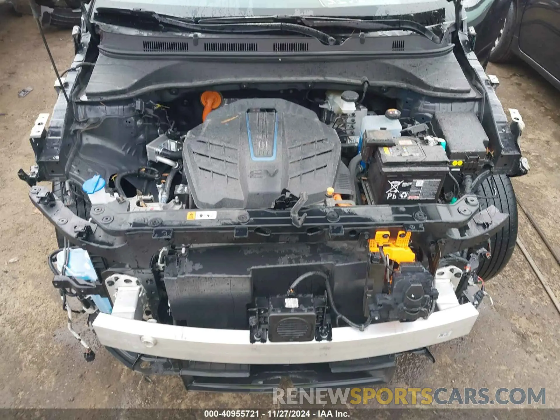 10 Photograph of a damaged car KM8K23AGXPU190971 HYUNDAI KONA ELECTRIC 2023