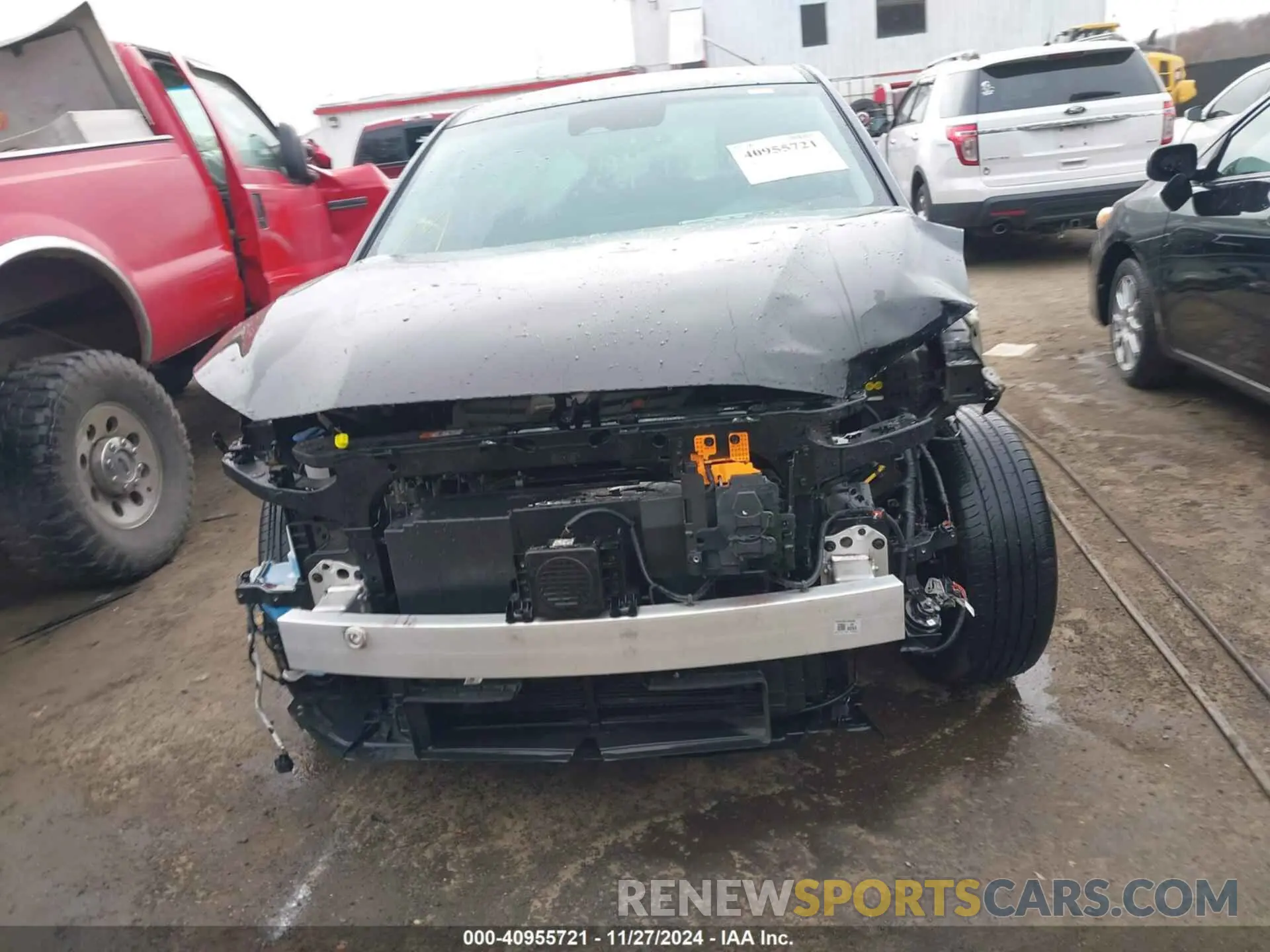 13 Photograph of a damaged car KM8K23AGXPU190971 HYUNDAI KONA ELECTRIC 2023
