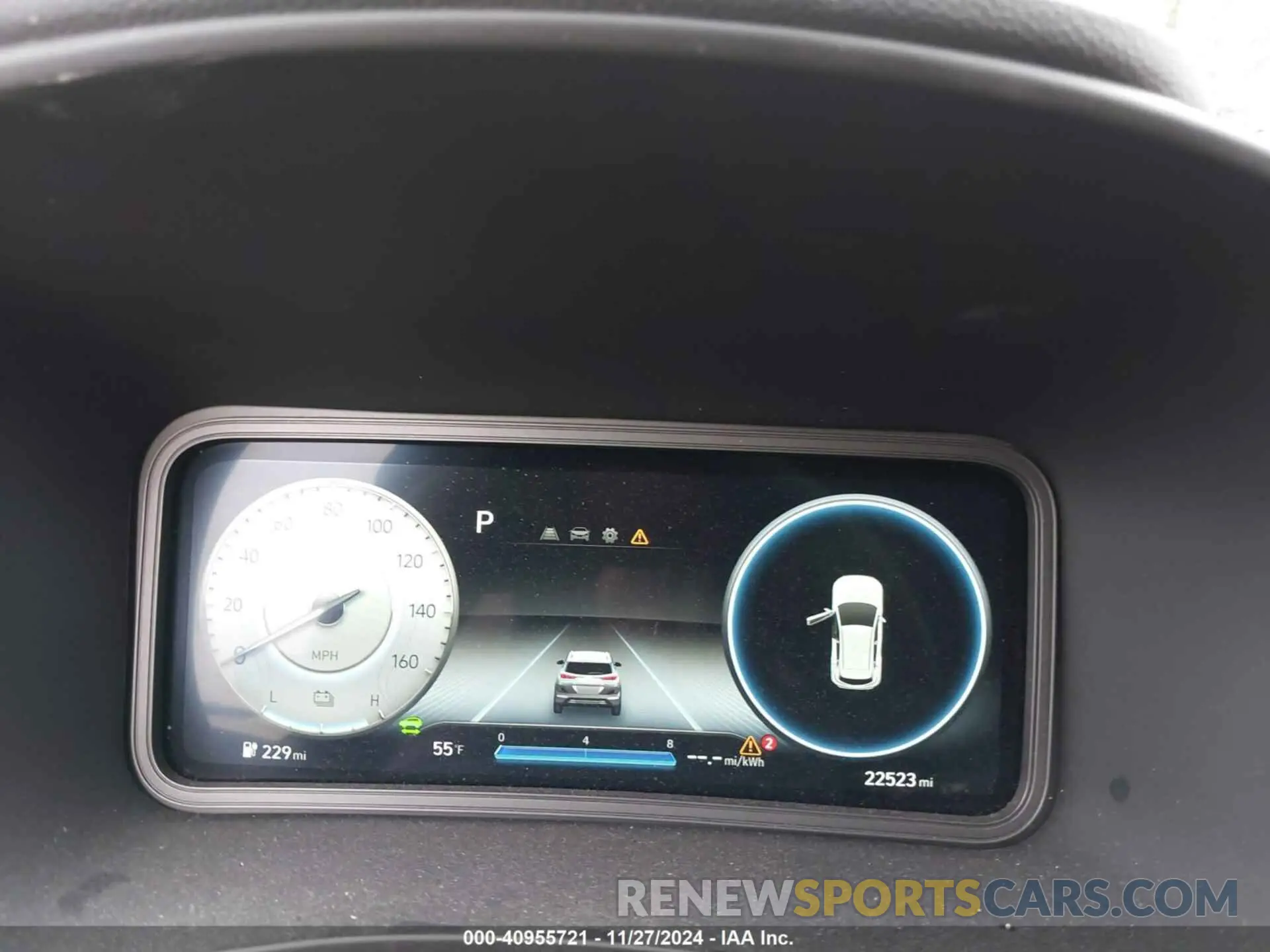 7 Photograph of a damaged car KM8K23AGXPU190971 HYUNDAI KONA ELECTRIC 2023