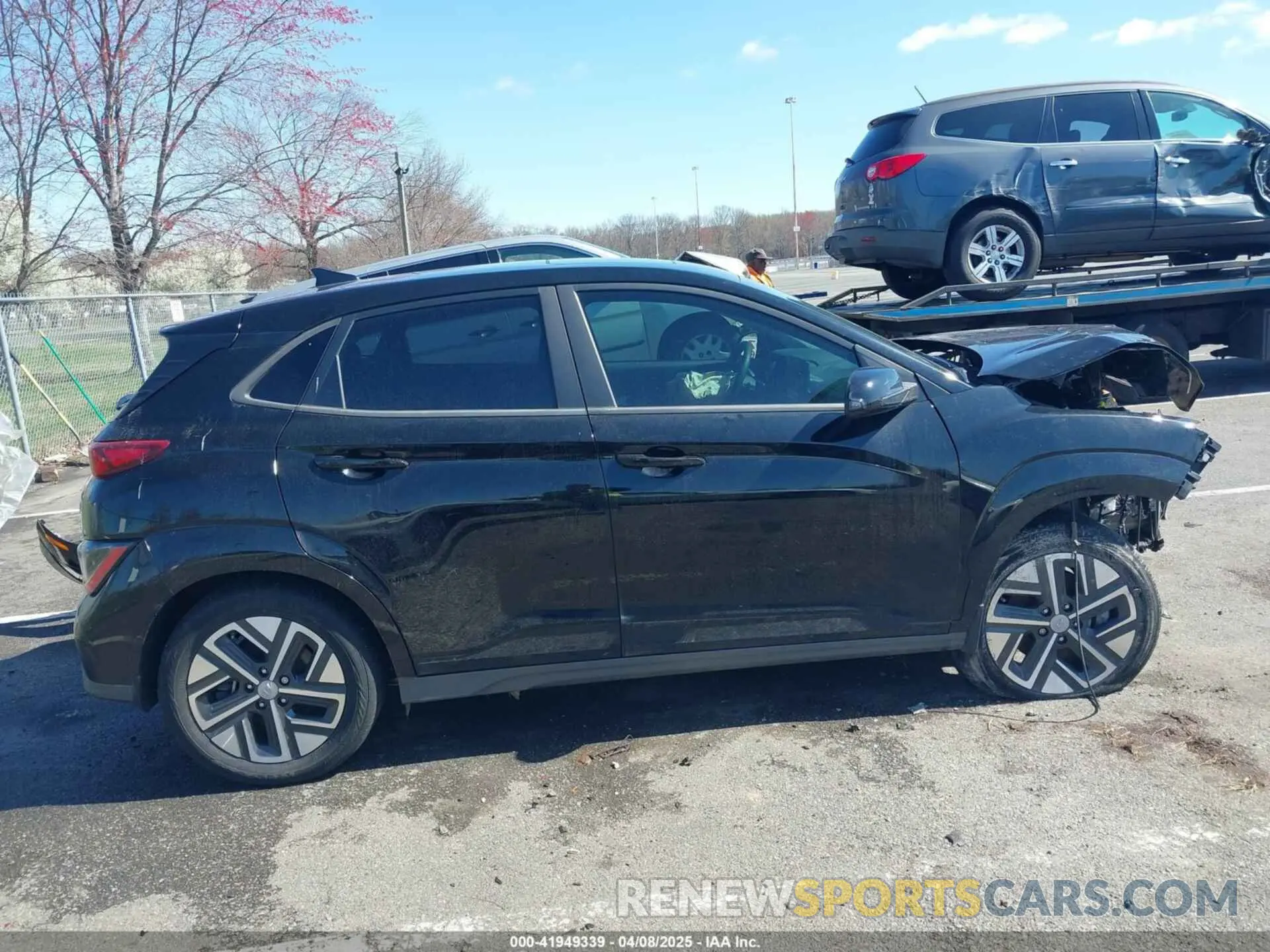 14 Photograph of a damaged car KM8K33AG0PU163484 HYUNDAI KONA ELECTRIC 2023