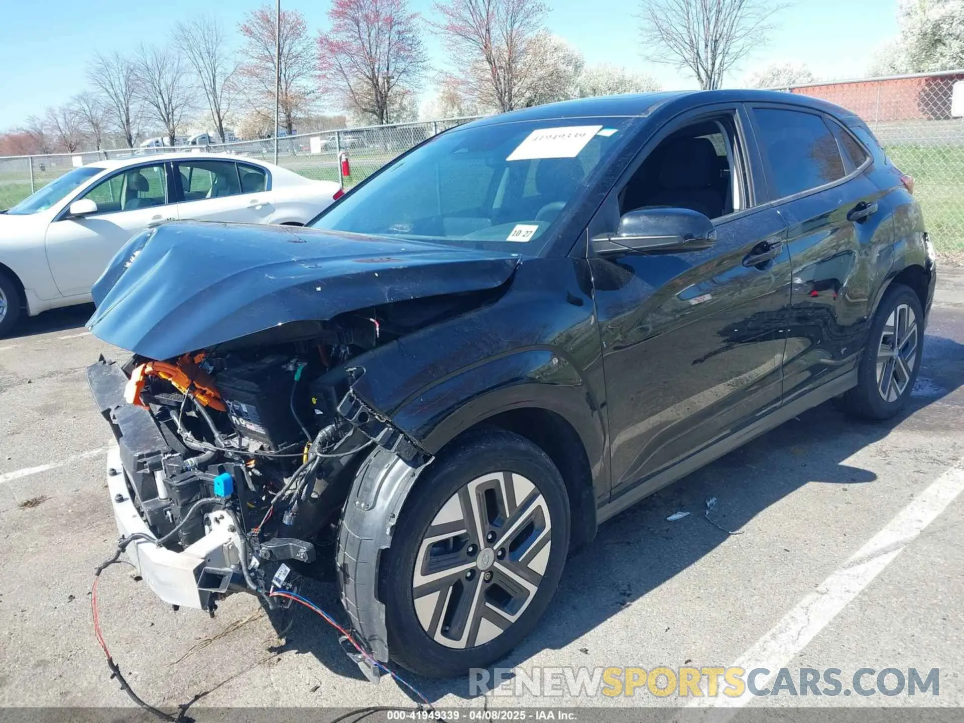 2 Photograph of a damaged car KM8K33AG0PU163484 HYUNDAI KONA ELECTRIC 2023