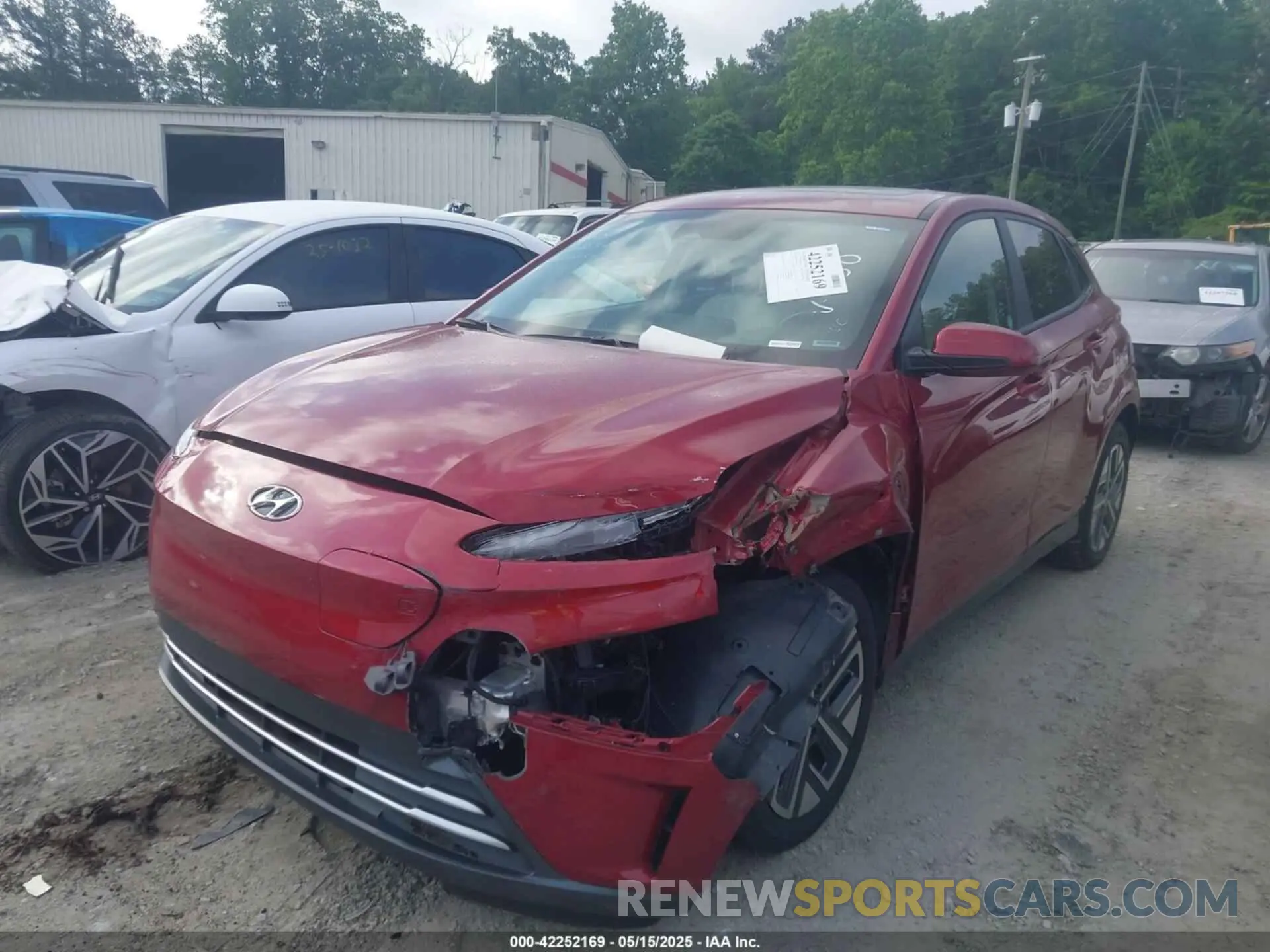 2 Photograph of a damaged car KM8K33AG6PU191550 HYUNDAI KONA ELECTRIC 2023