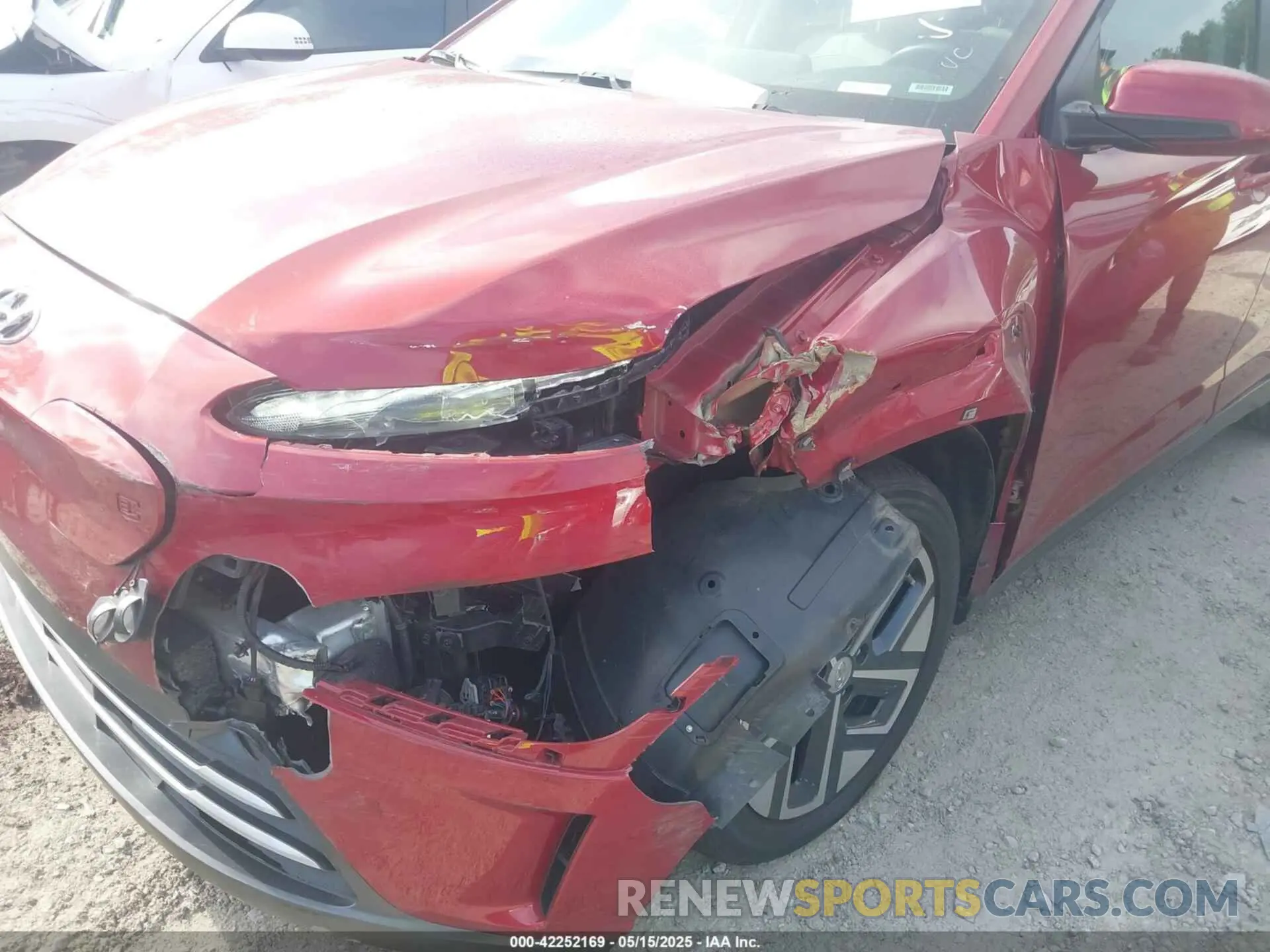 6 Photograph of a damaged car KM8K33AG6PU191550 HYUNDAI KONA ELECTRIC 2023