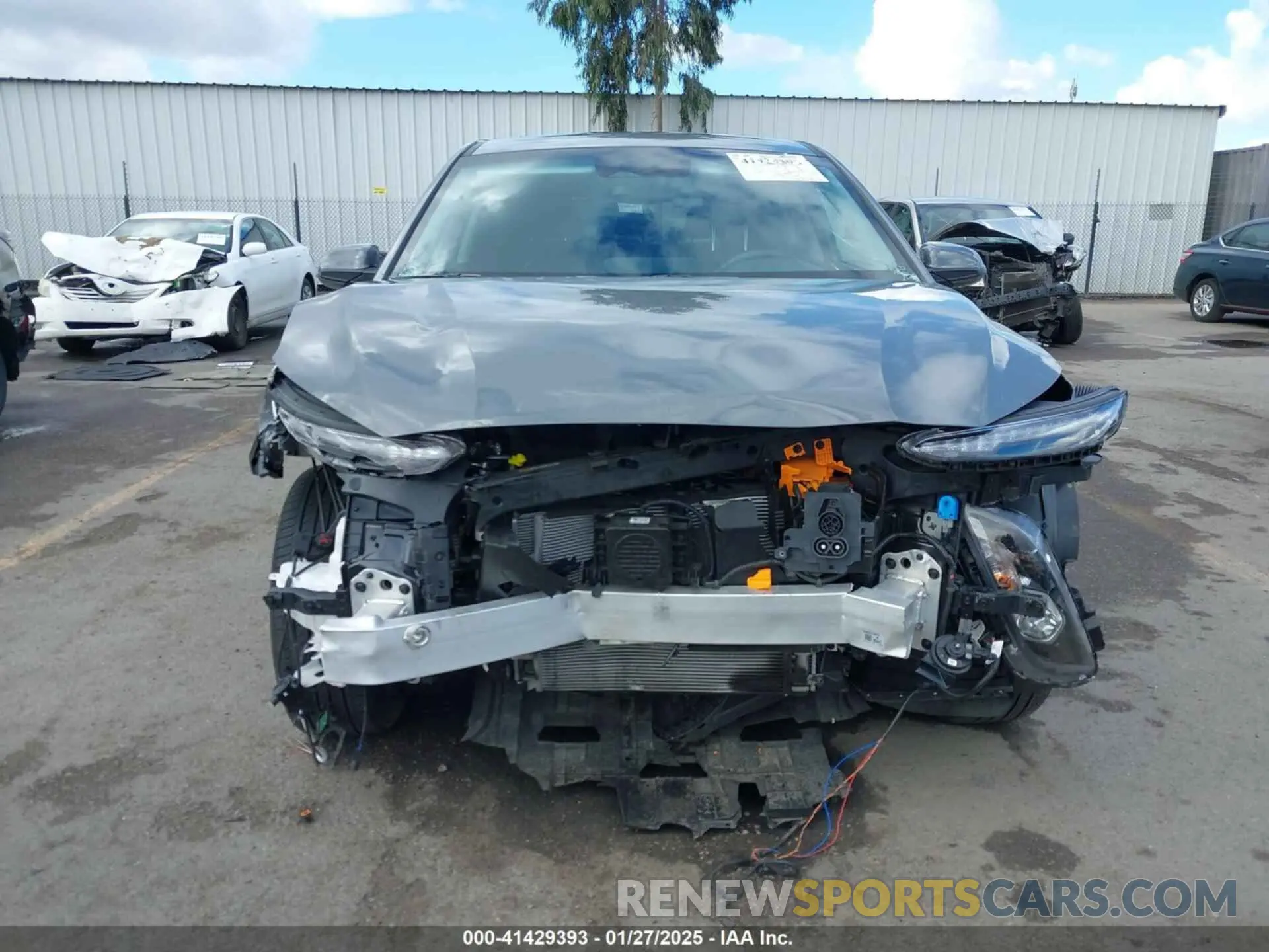 13 Photograph of a damaged car KM8K33AG8PU176452 HYUNDAI KONA ELECTRIC 2023