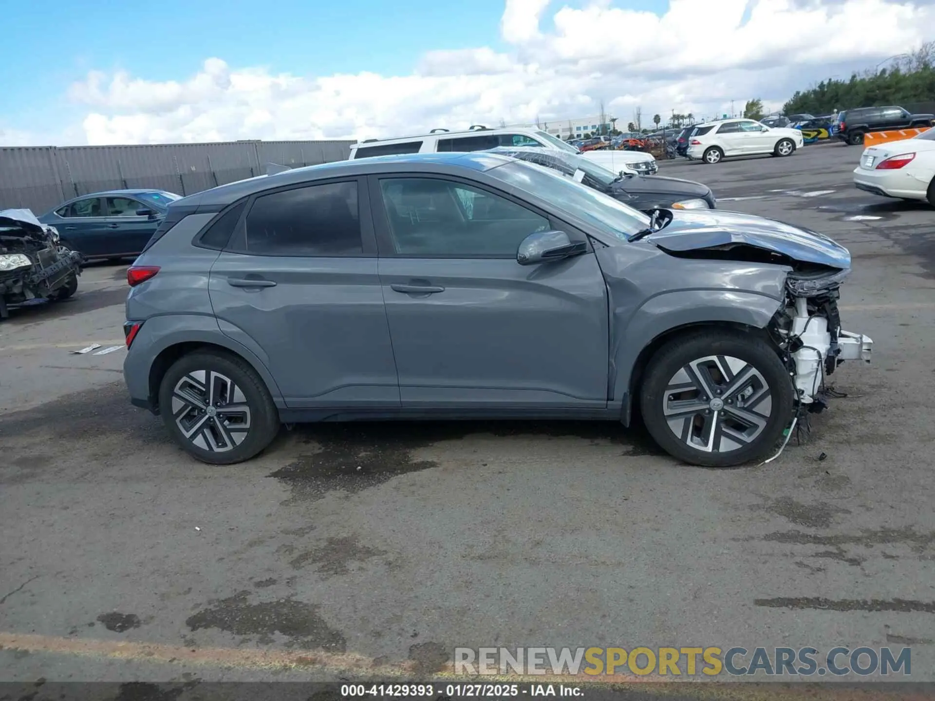 14 Photograph of a damaged car KM8K33AG8PU176452 HYUNDAI KONA ELECTRIC 2023
