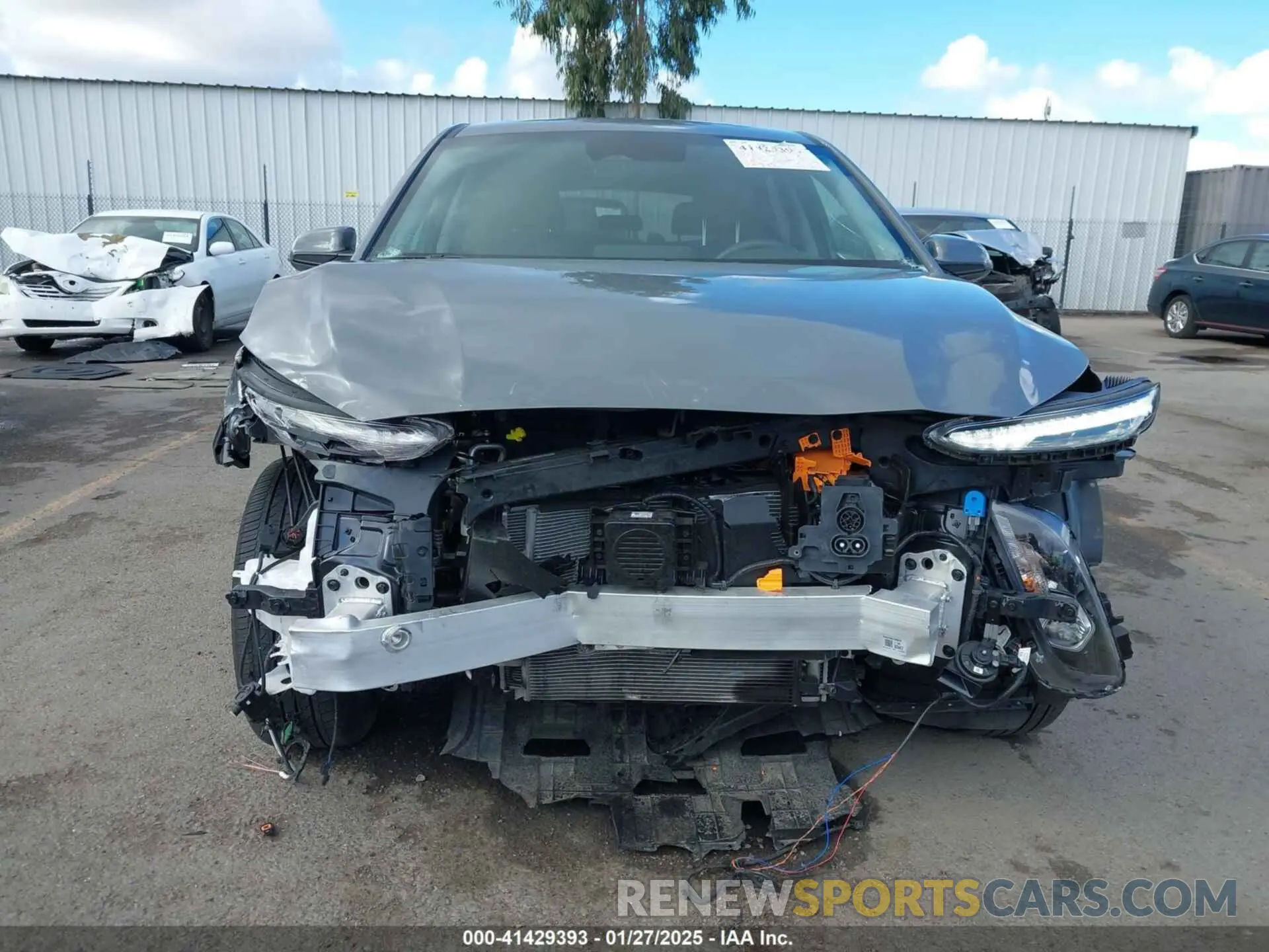 6 Photograph of a damaged car KM8K33AG8PU176452 HYUNDAI KONA ELECTRIC 2023