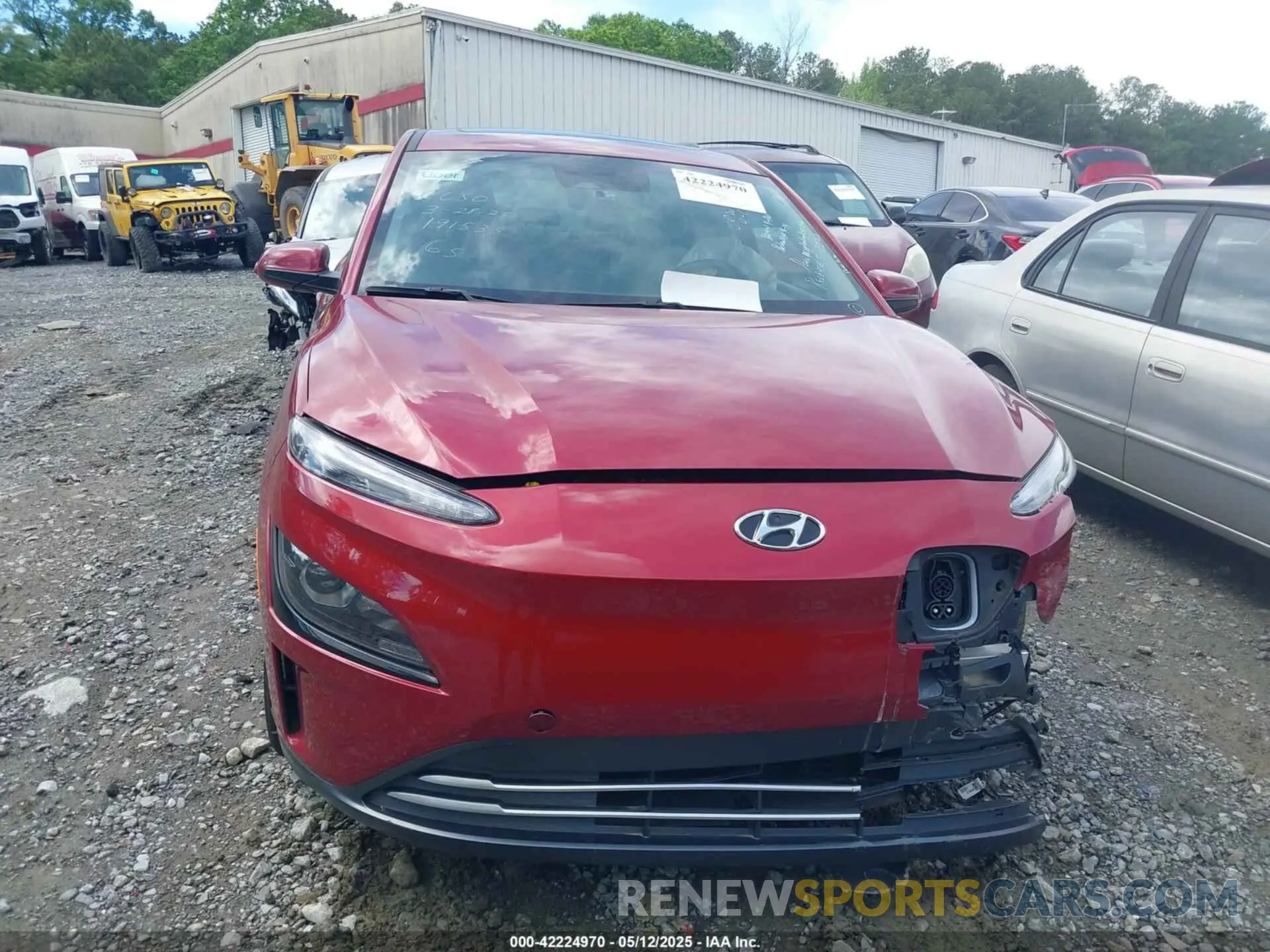 12 Photograph of a damaged car KM8K33AGXPU191535 HYUNDAI KONA ELECTRIC 2023