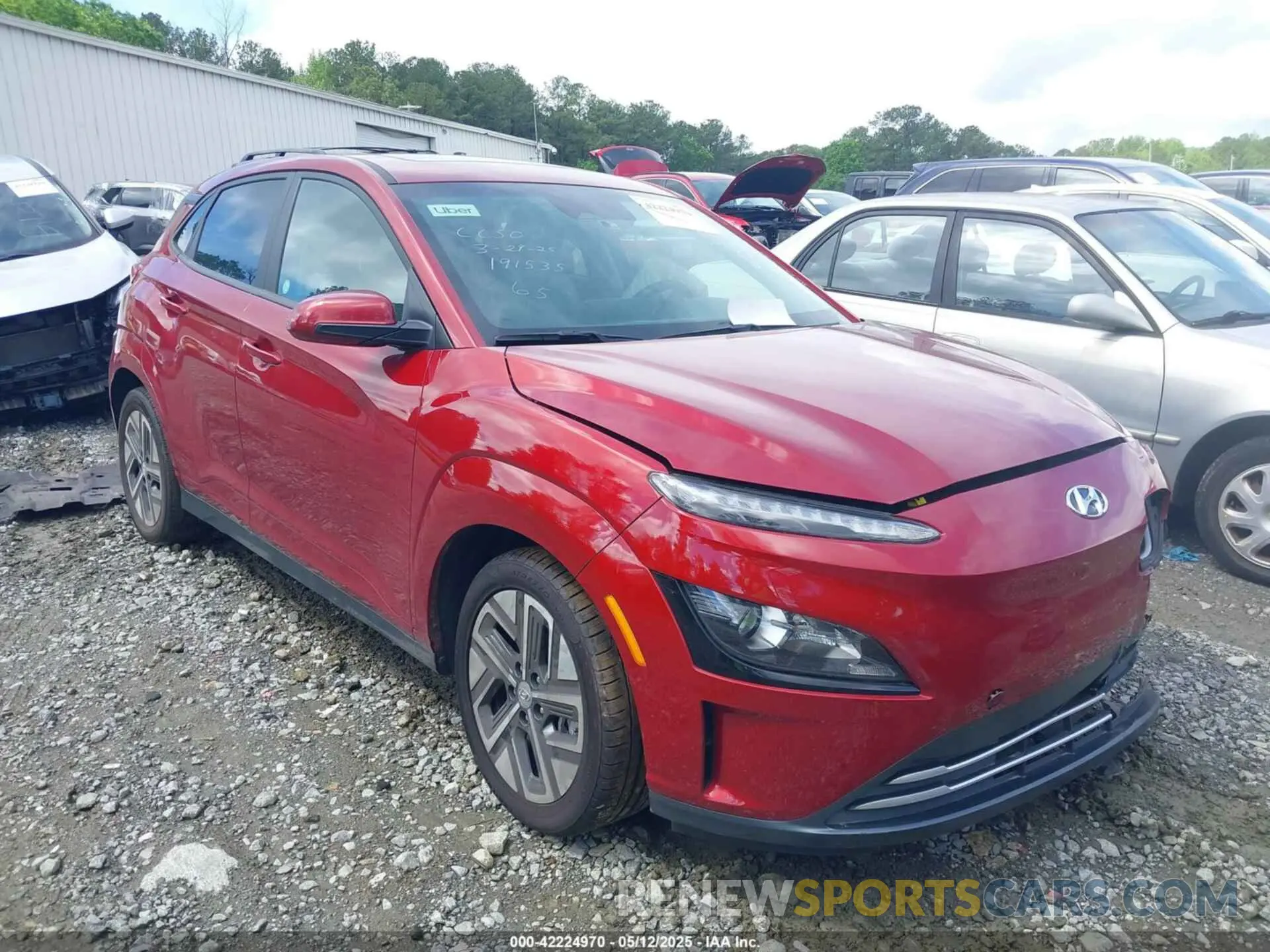 13 Photograph of a damaged car KM8K33AGXPU191535 HYUNDAI KONA ELECTRIC 2023