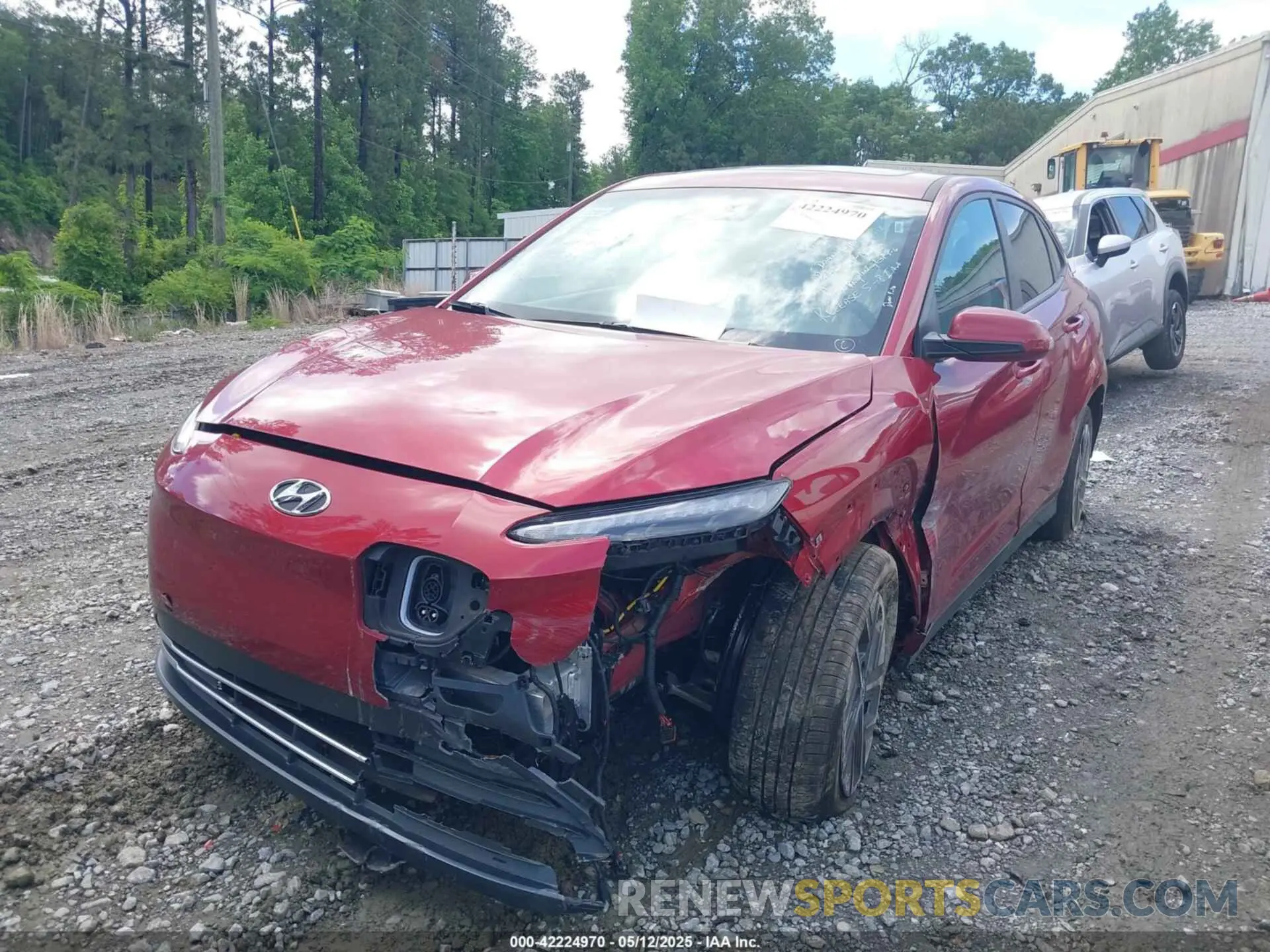 2 Photograph of a damaged car KM8K33AGXPU191535 HYUNDAI KONA ELECTRIC 2023