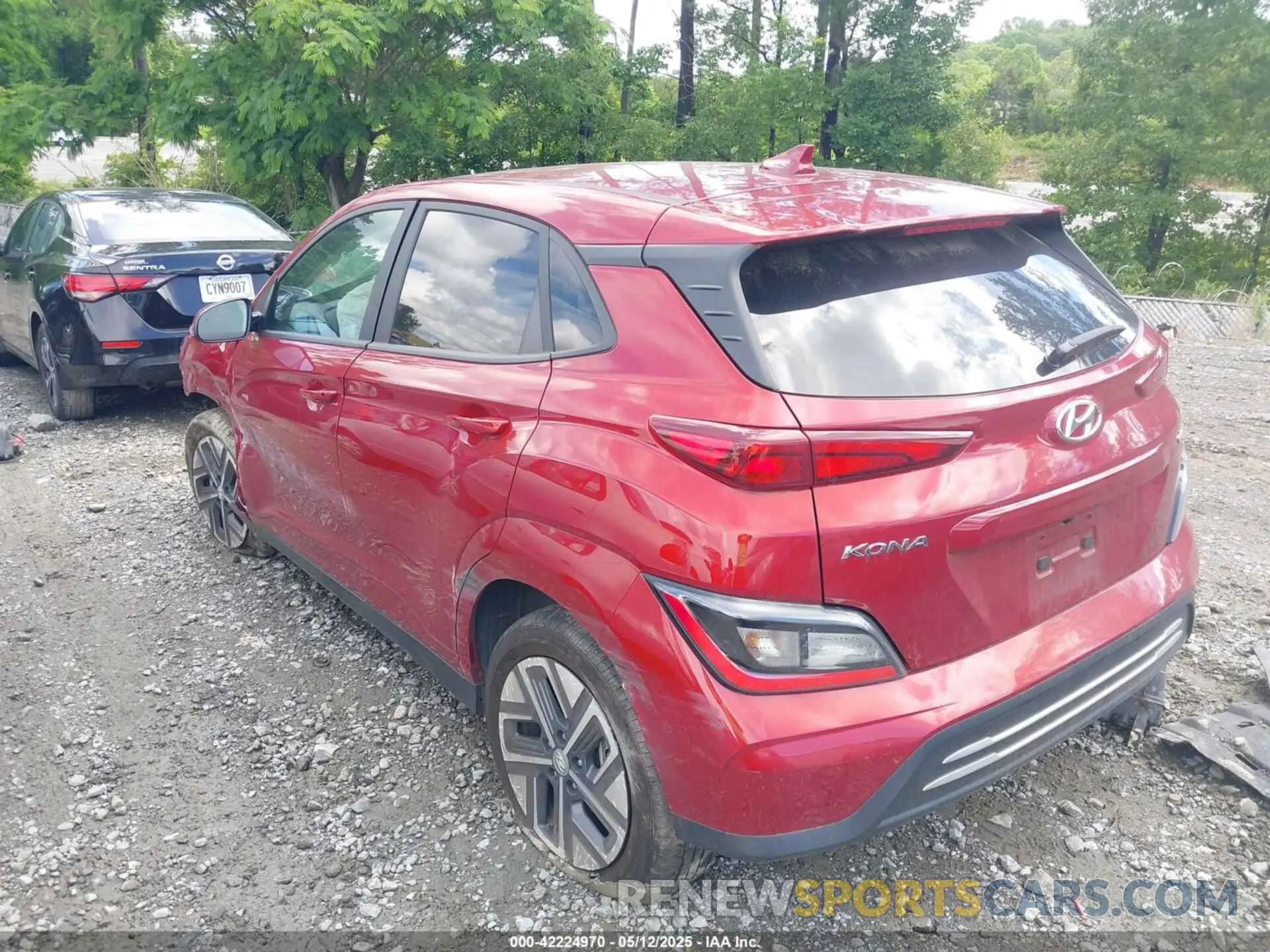 3 Photograph of a damaged car KM8K33AGXPU191535 HYUNDAI KONA ELECTRIC 2023