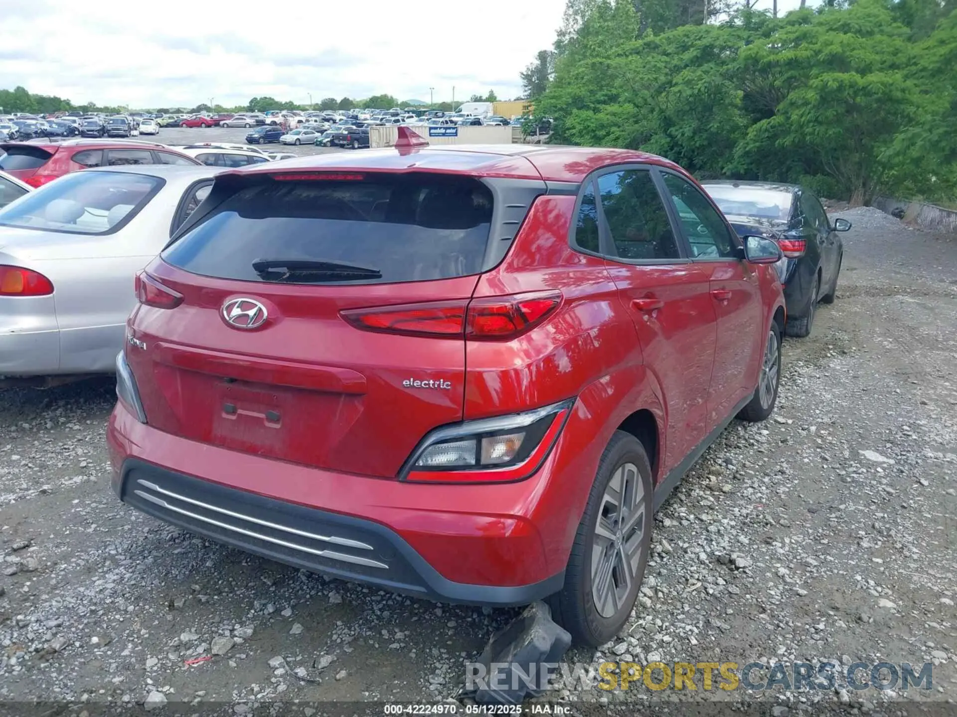 4 Photograph of a damaged car KM8K33AGXPU191535 HYUNDAI KONA ELECTRIC 2023