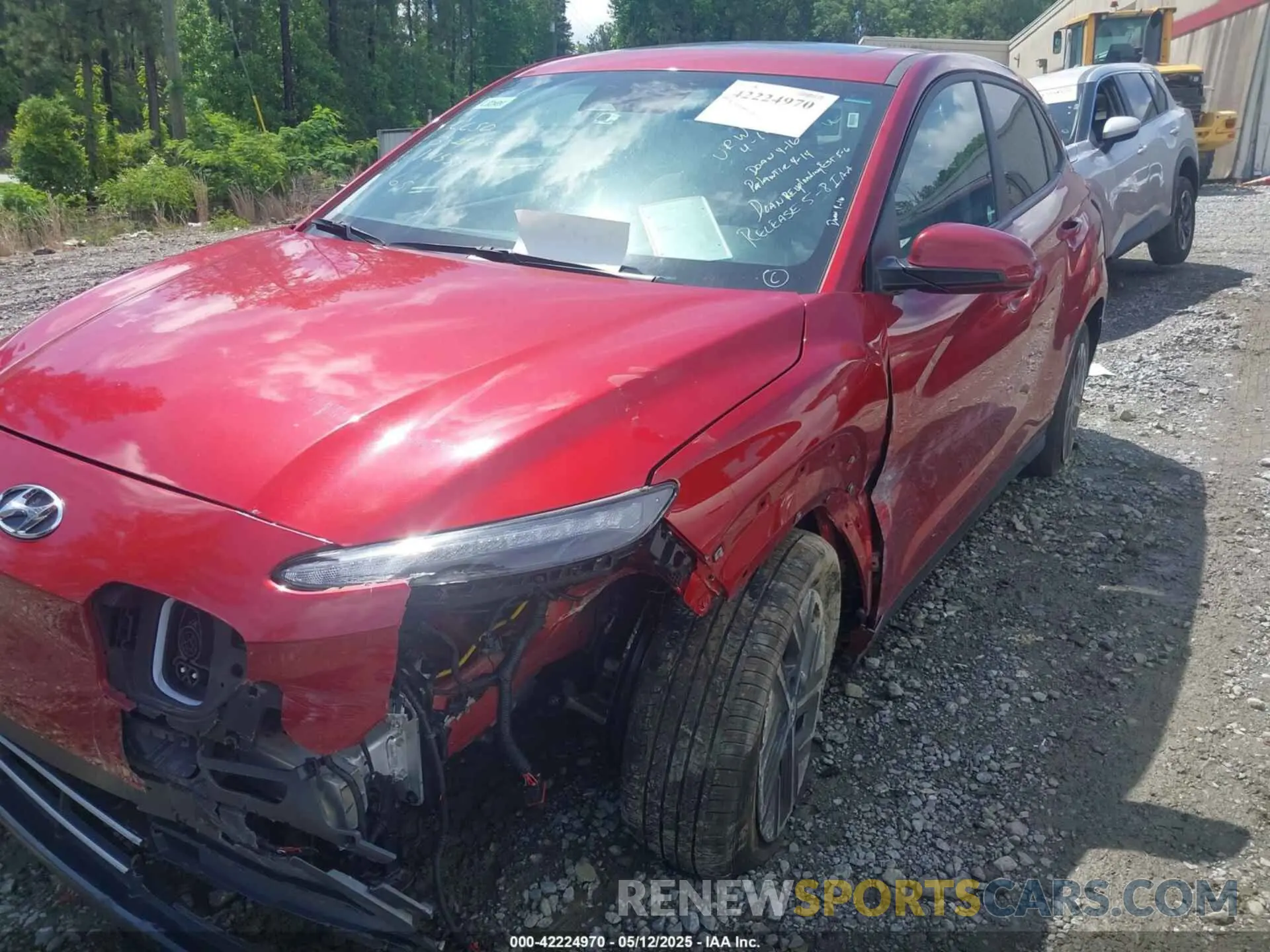 6 Photograph of a damaged car KM8K33AGXPU191535 HYUNDAI KONA ELECTRIC 2023