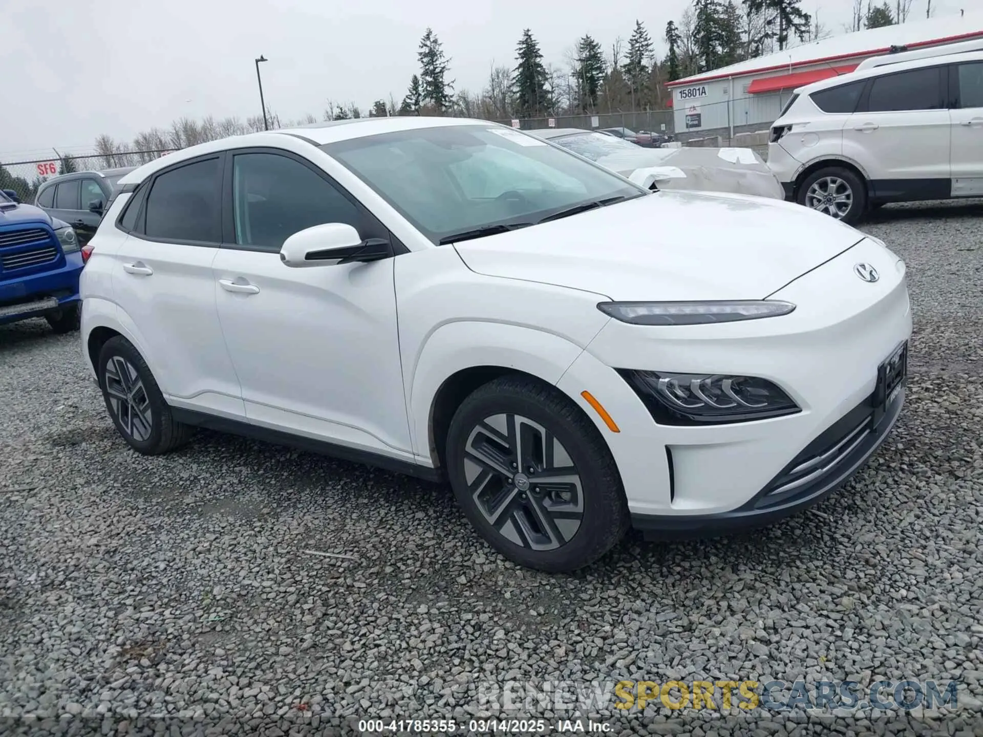 1 Photograph of a damaged car KM8K53AG0PU160451 HYUNDAI KONA ELECTRIC 2023