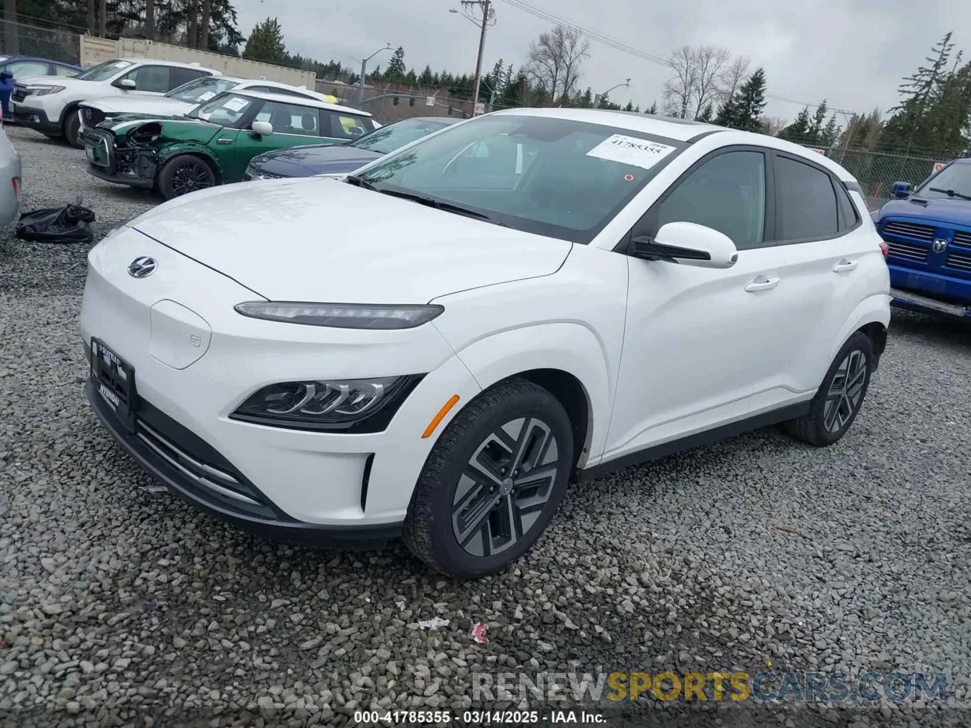 2 Photograph of a damaged car KM8K53AG0PU160451 HYUNDAI KONA ELECTRIC 2023