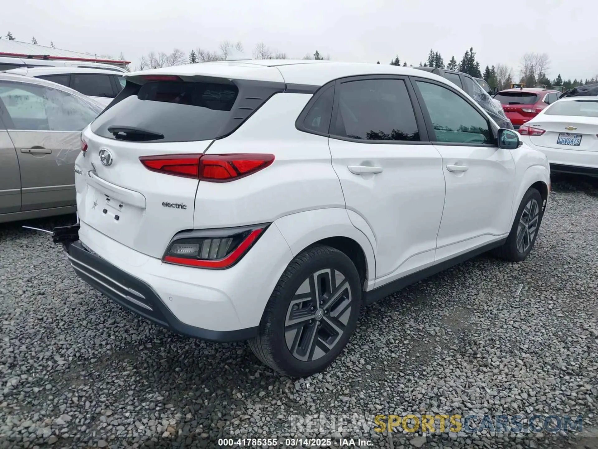 4 Photograph of a damaged car KM8K53AG0PU160451 HYUNDAI KONA ELECTRIC 2023