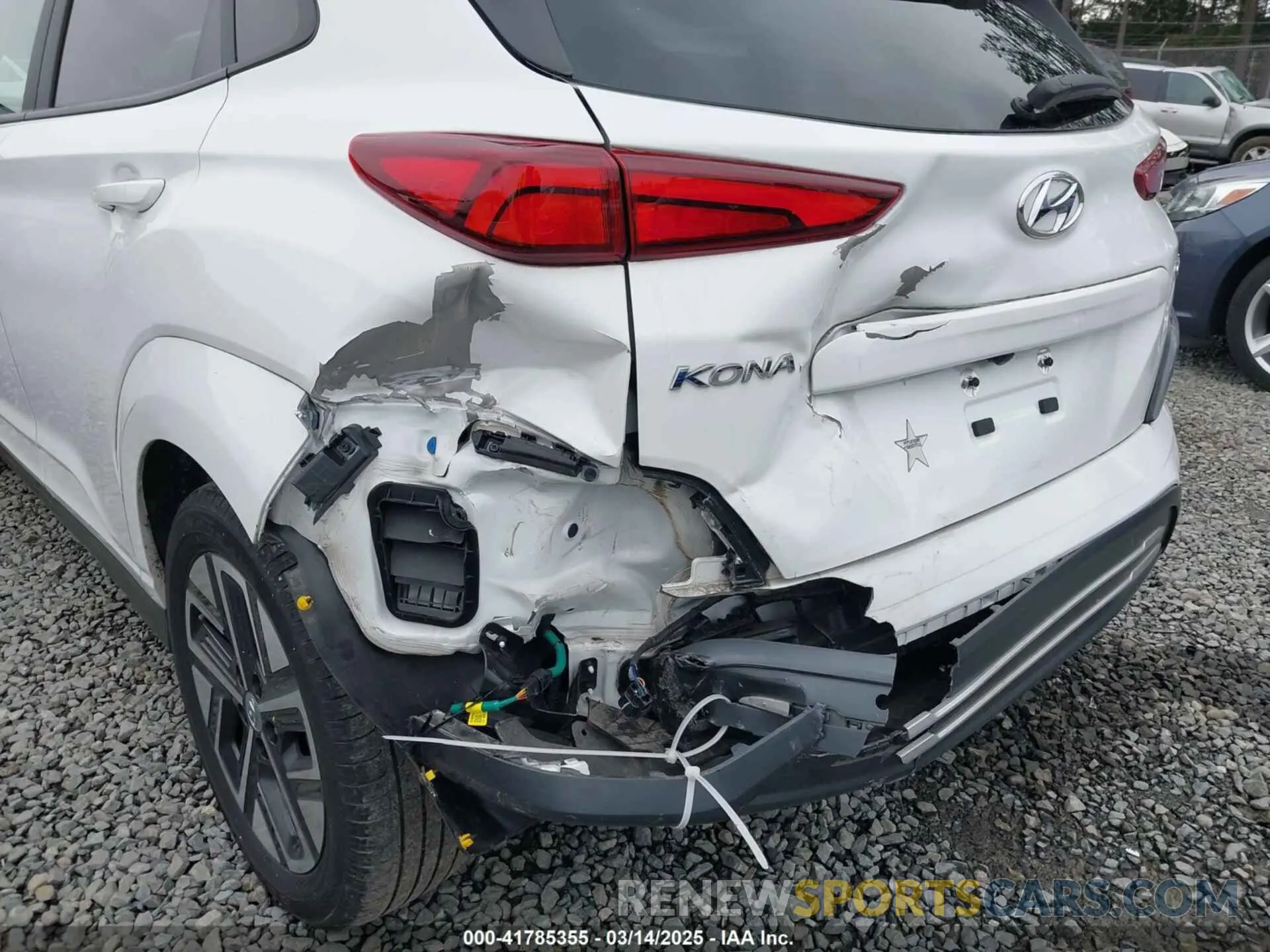 6 Photograph of a damaged car KM8K53AG0PU160451 HYUNDAI KONA ELECTRIC 2023