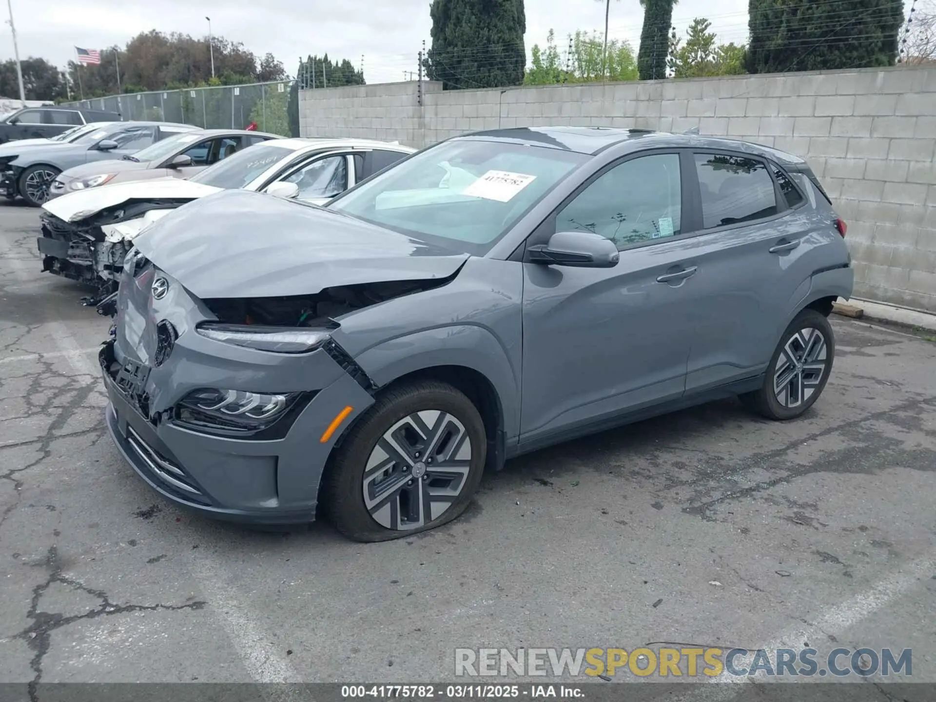 14 Photograph of a damaged car KM8K53AG4PU161344 HYUNDAI KONA ELECTRIC 2023