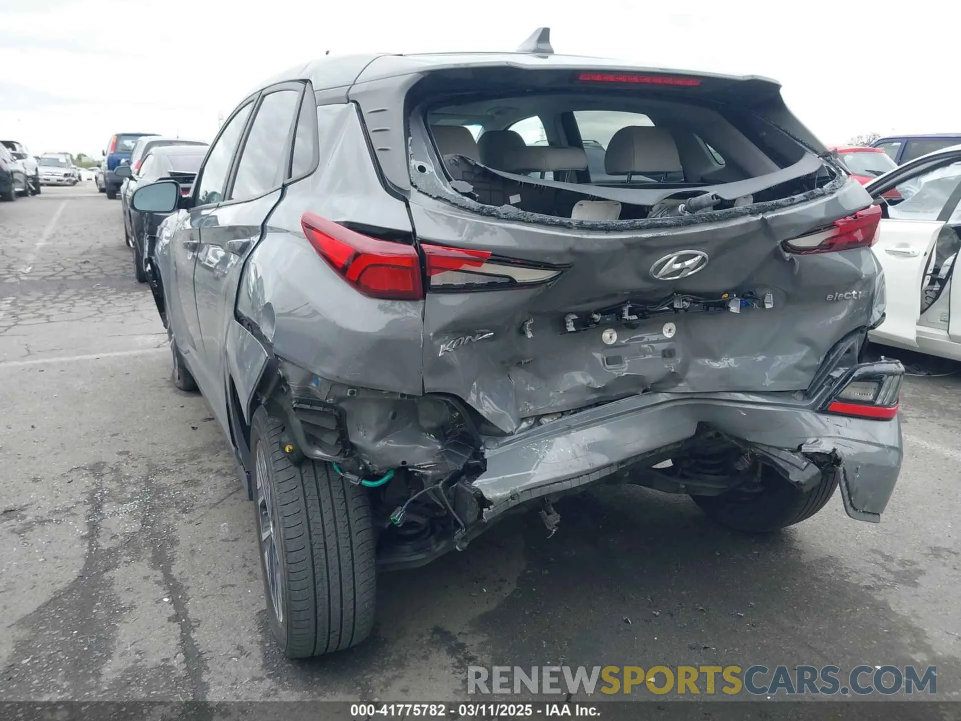 3 Photograph of a damaged car KM8K53AG4PU161344 HYUNDAI KONA ELECTRIC 2023