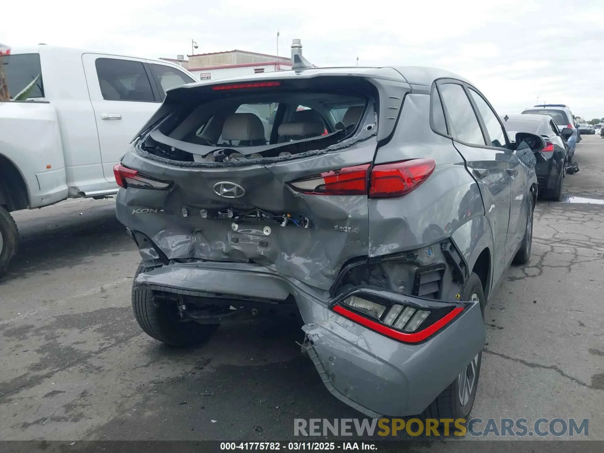 4 Photograph of a damaged car KM8K53AG4PU161344 HYUNDAI KONA ELECTRIC 2023