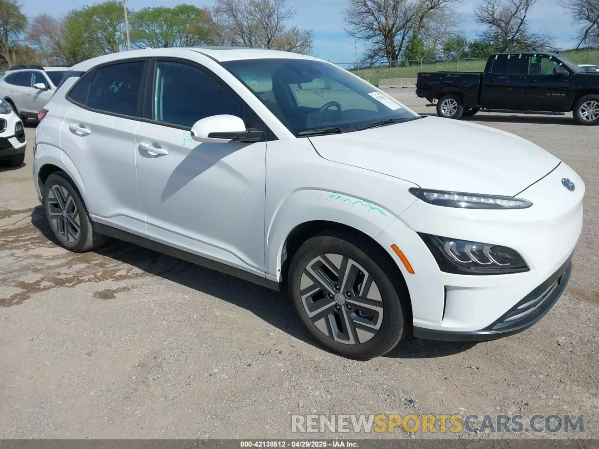 1 Photograph of a damaged car KM8K53AG6PU173981 HYUNDAI KONA ELECTRIC 2023