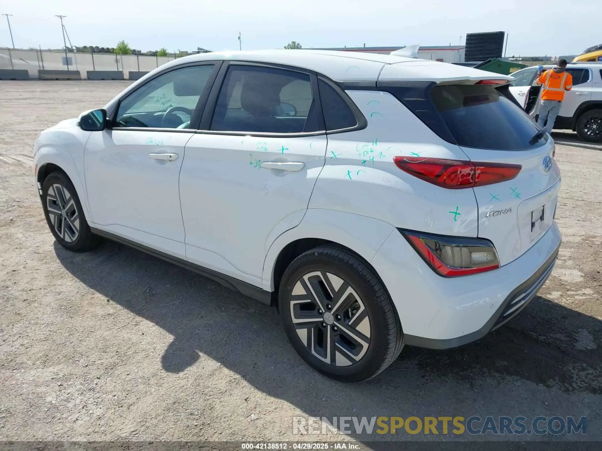 3 Photograph of a damaged car KM8K53AG6PU173981 HYUNDAI KONA ELECTRIC 2023