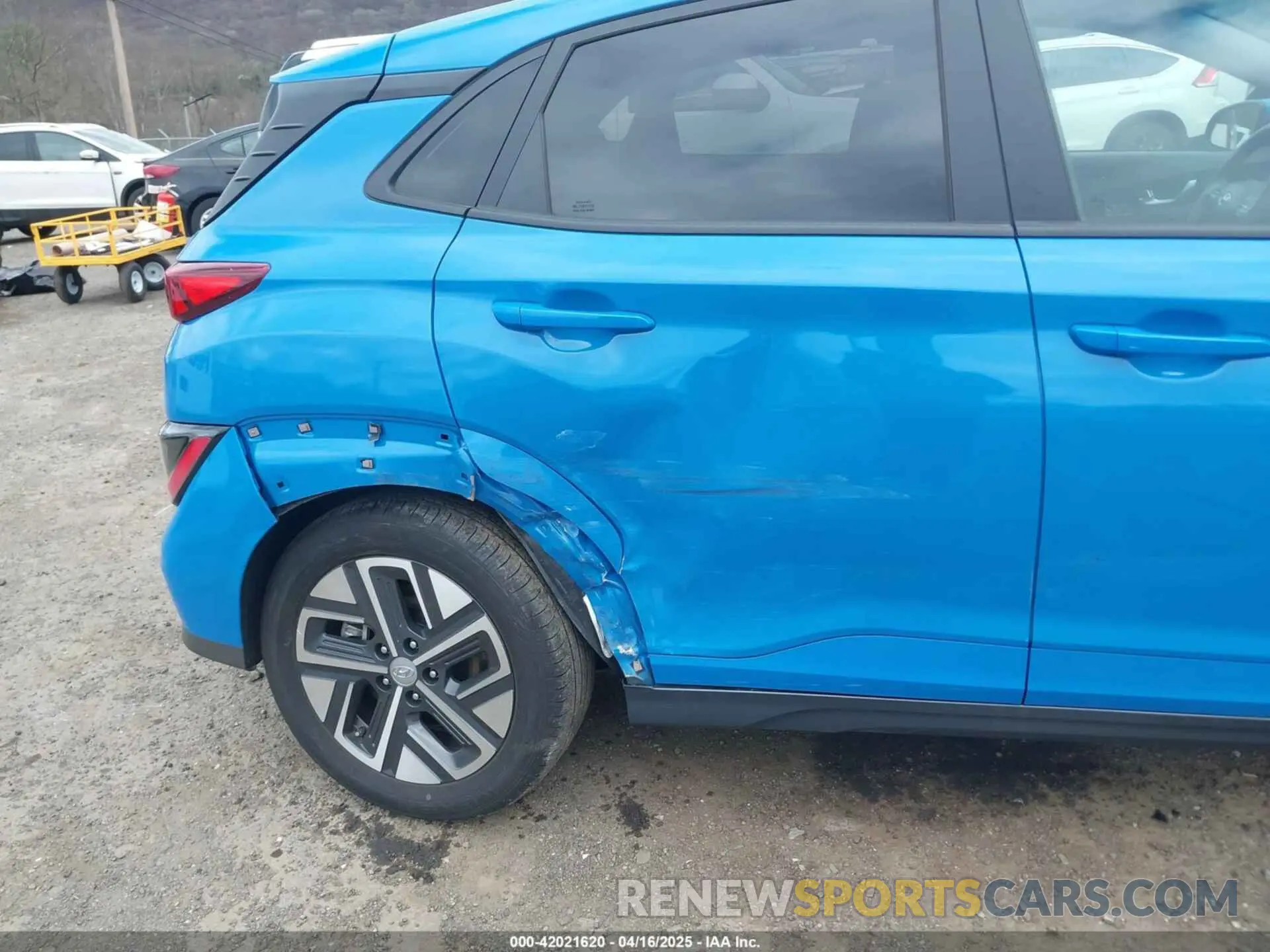 6 Photograph of a damaged car KM8K53AGXPU164278 HYUNDAI KONA ELECTRIC 2023