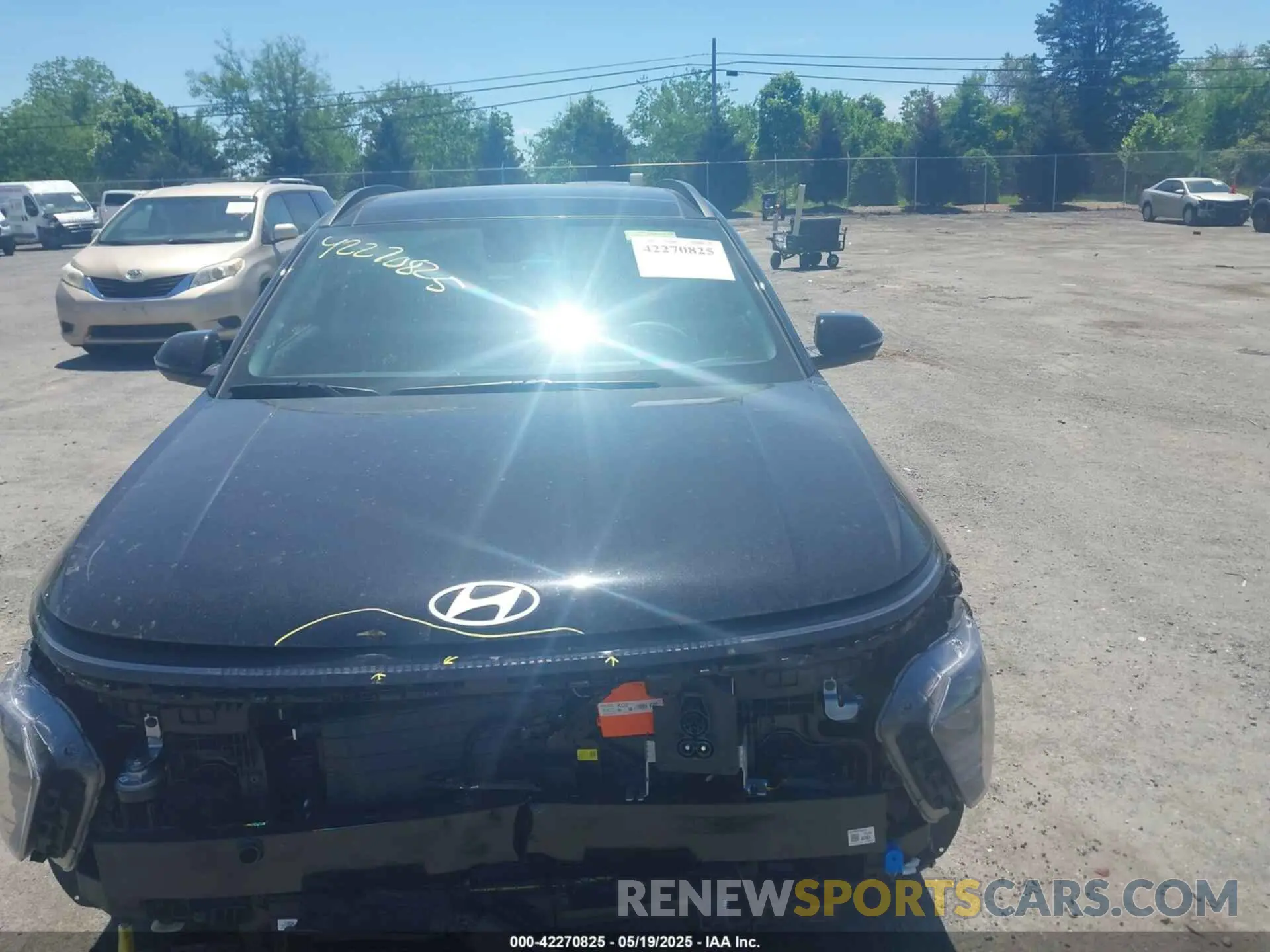 13 Photograph of a damaged car KM8HE3A68RU010317 HYUNDAI KONA ELECTRIC 2024