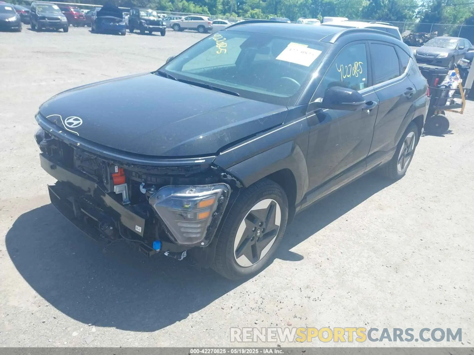 2 Photograph of a damaged car KM8HE3A68RU010317 HYUNDAI KONA ELECTRIC 2024
